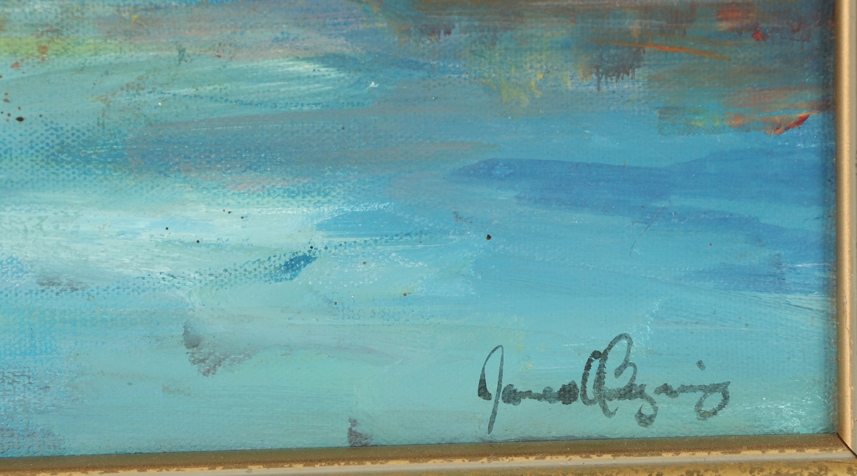 Oil Painting on Canvas of a Landscape