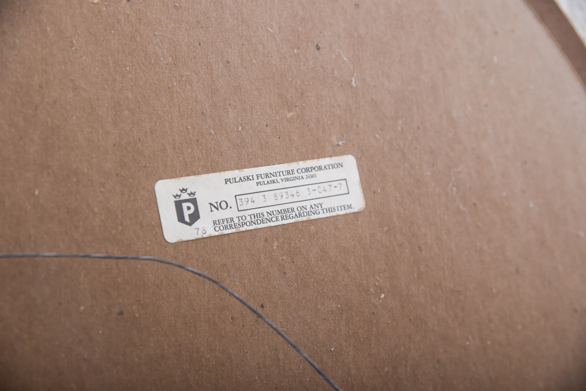 Arched Wood Framed Wall Mirror