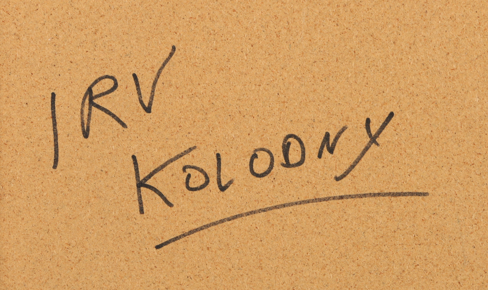 Irv Kolodny Oil Painting of Seated Figures