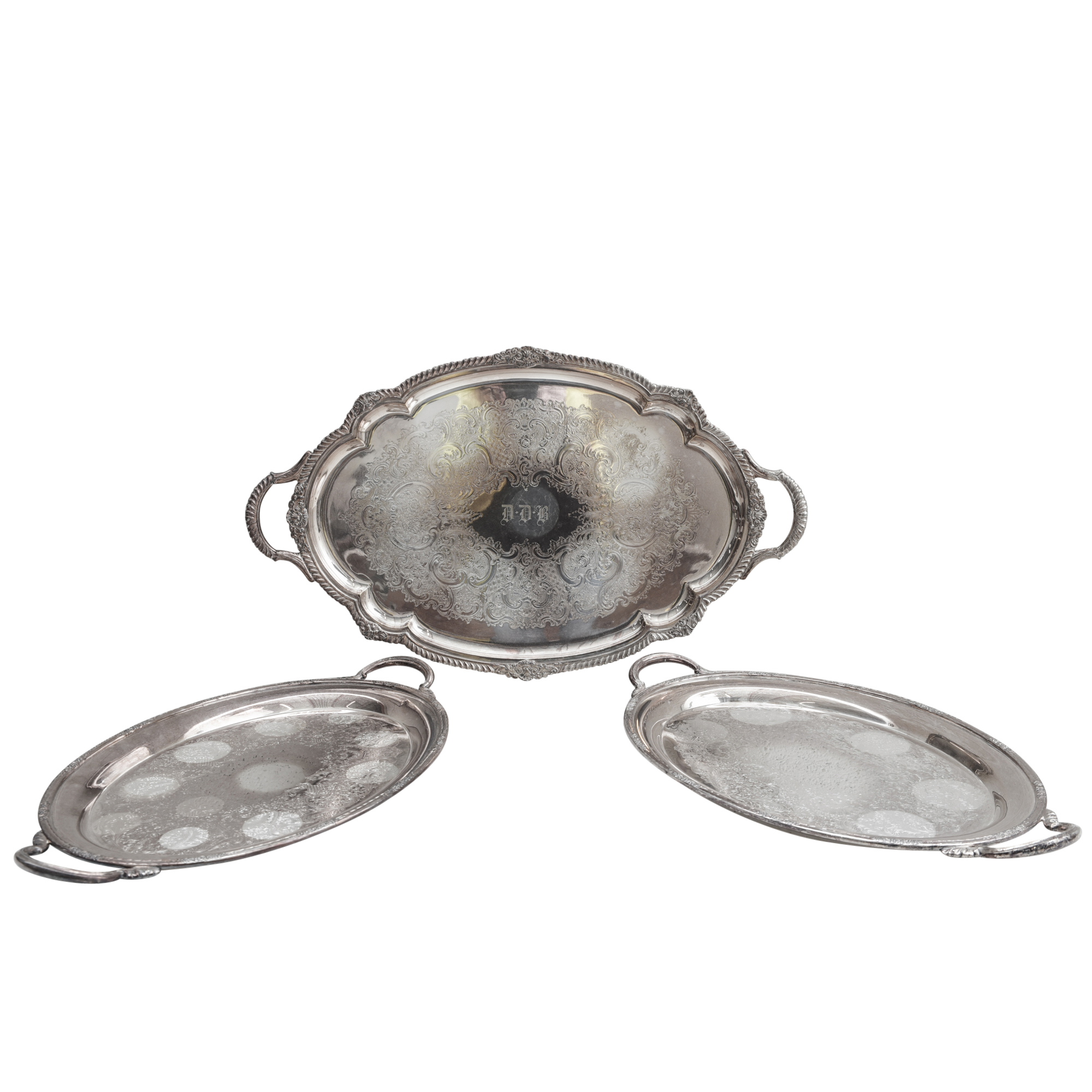 Gorham "Superfine" Silver Plate Platter and International Silver Co. Pieces