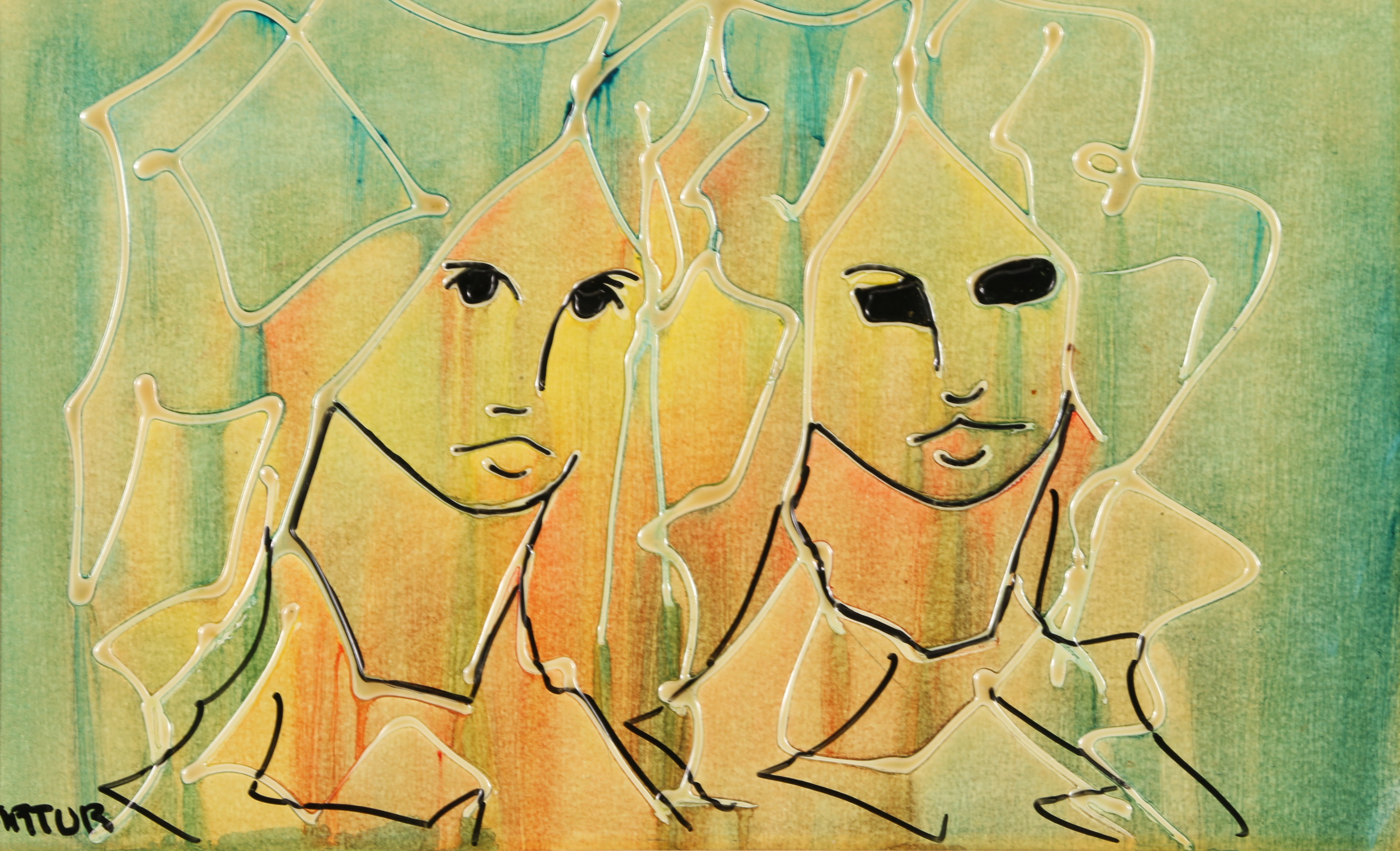 Artur Mixed Media Painting