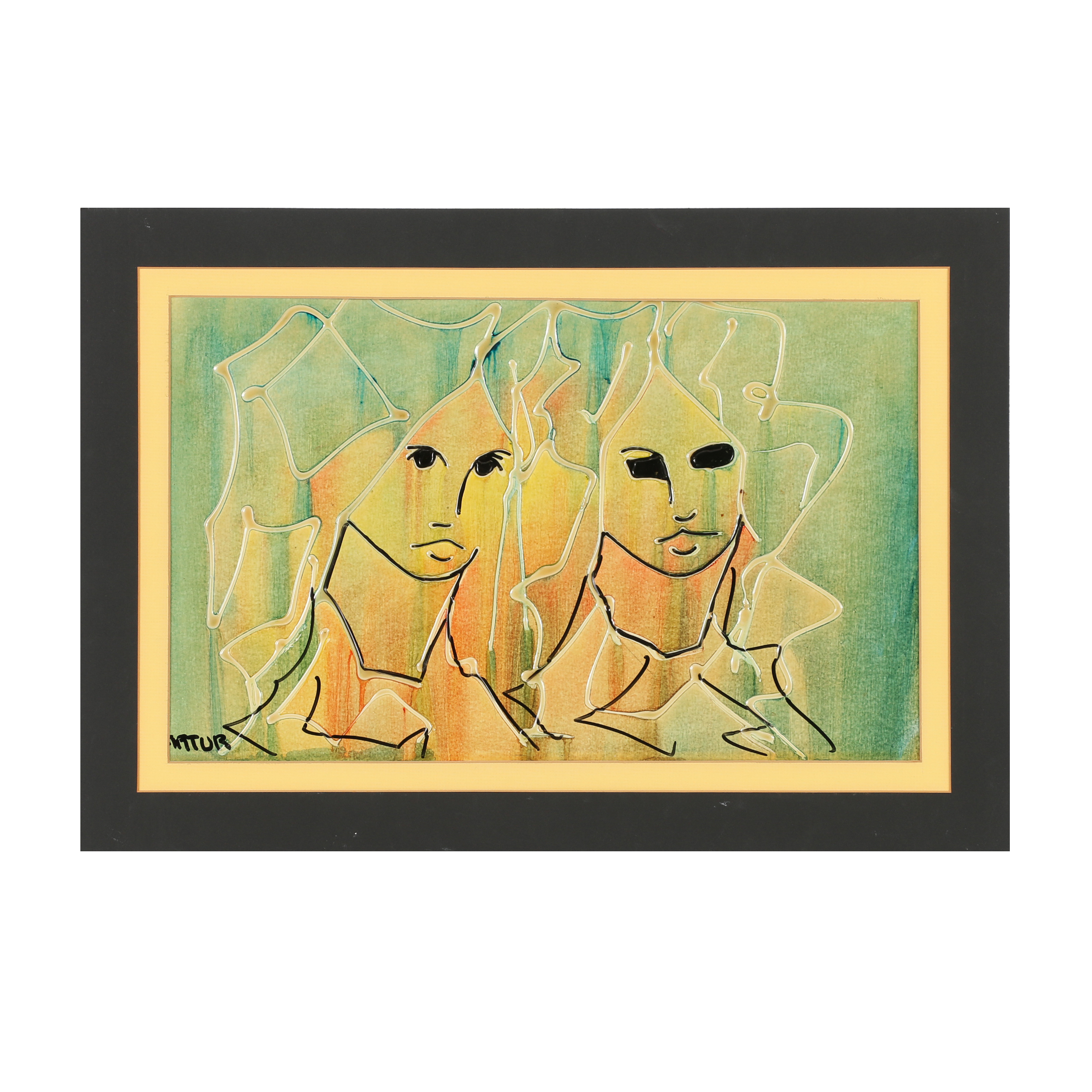 Artur Mixed Media Painting