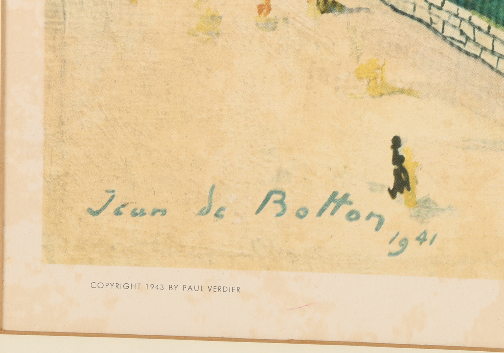 Jean Isy de Botton Limited Edition Offset Lithograph "San Francisco"