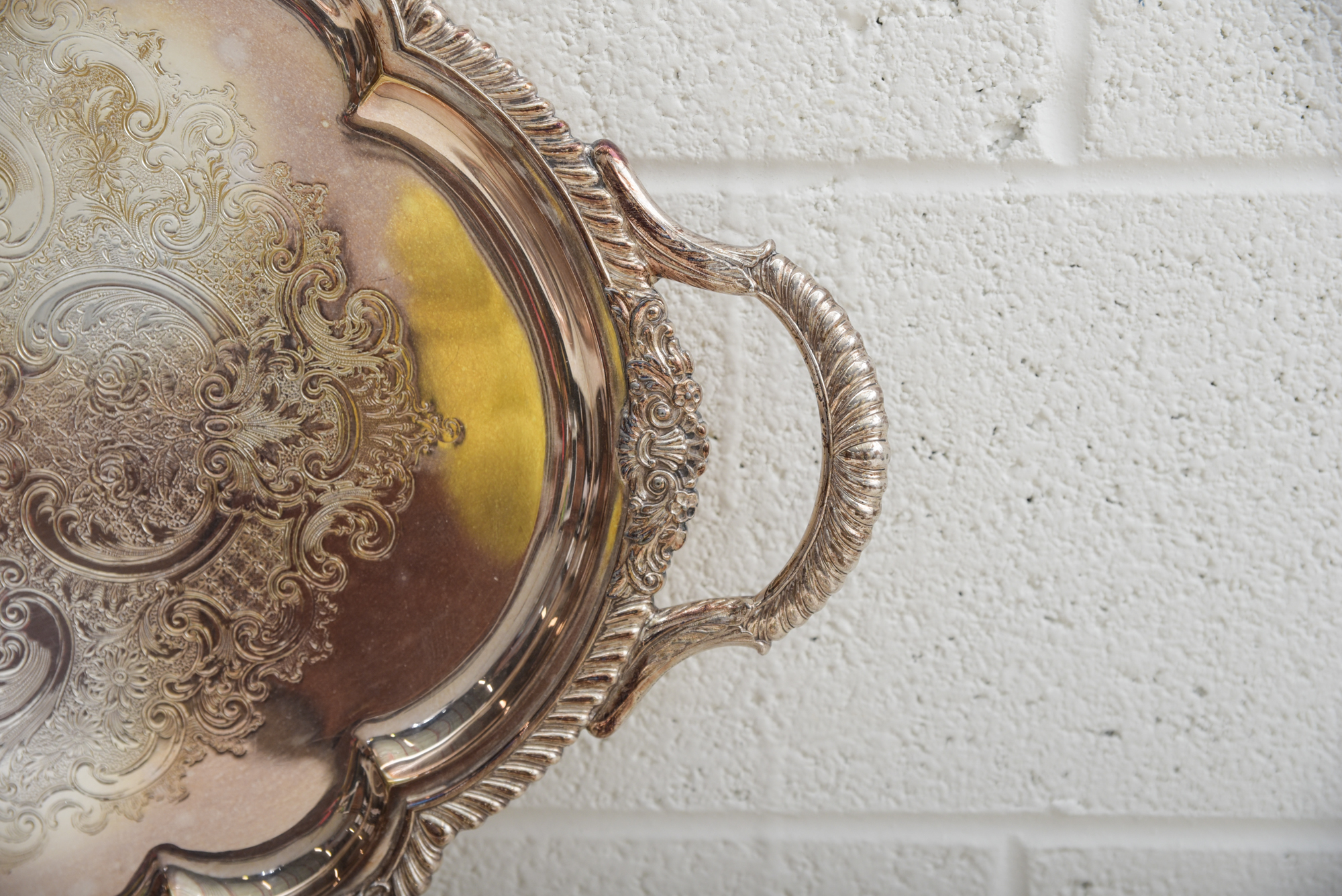 Gorham "Superfine" Silver Plate Platter and International Silver Co. Pieces