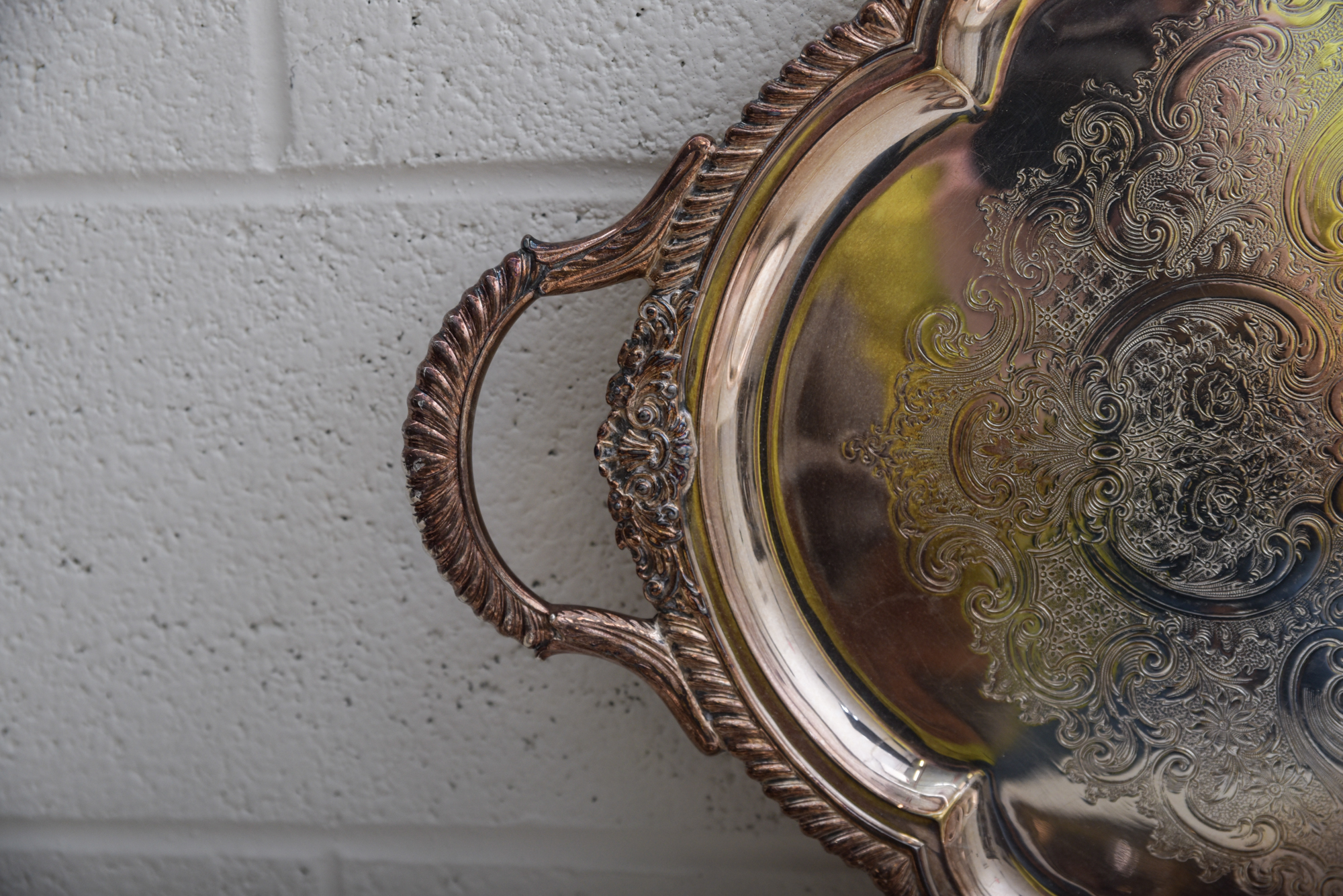 Gorham "Superfine" Silver Plate Platter and International Silver Co. Pieces