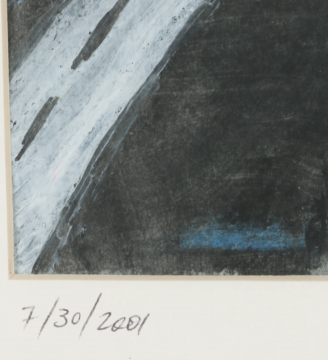 Mixed Media Painting "Red Doorway"