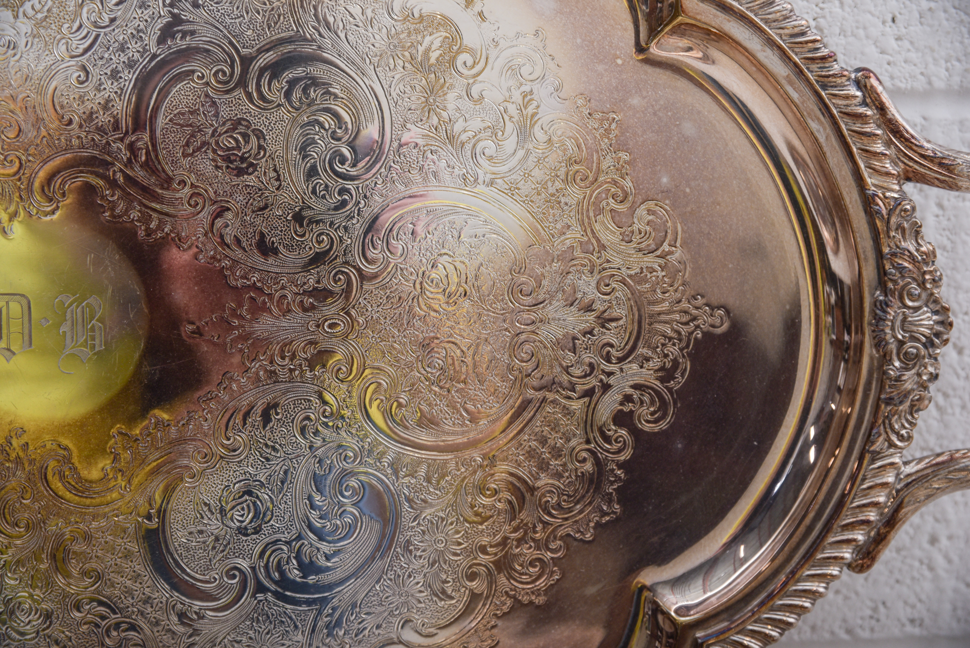 Gorham "Superfine" Silver Plate Platter and International Silver Co. Pieces