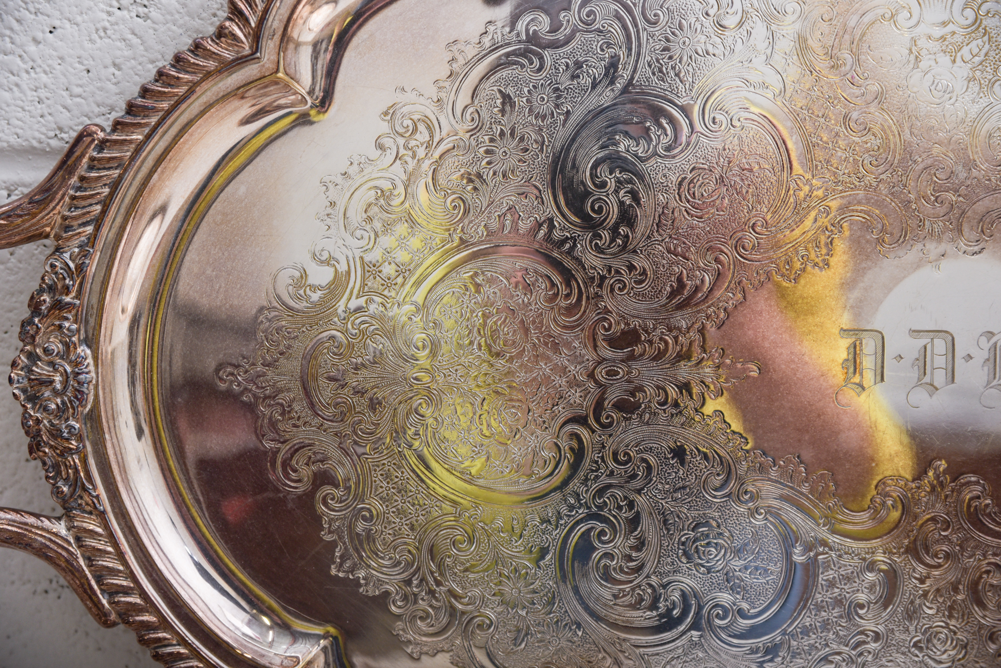 Gorham "Superfine" Silver Plate Platter and International Silver Co. Pieces