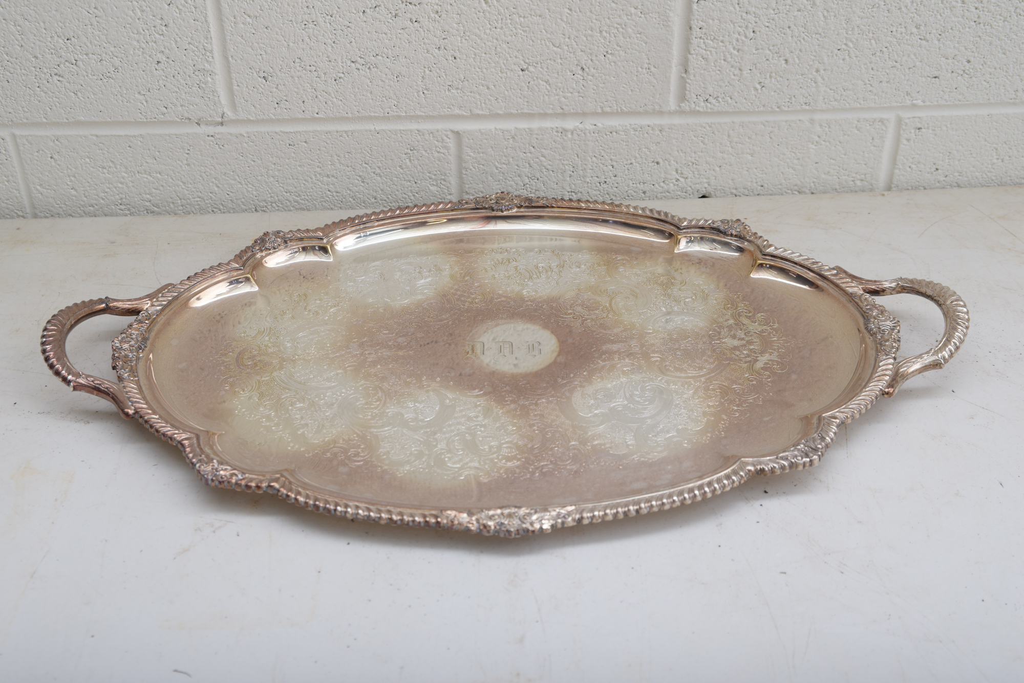 Gorham "Superfine" Silver Plate Platter and International Silver Co. Pieces