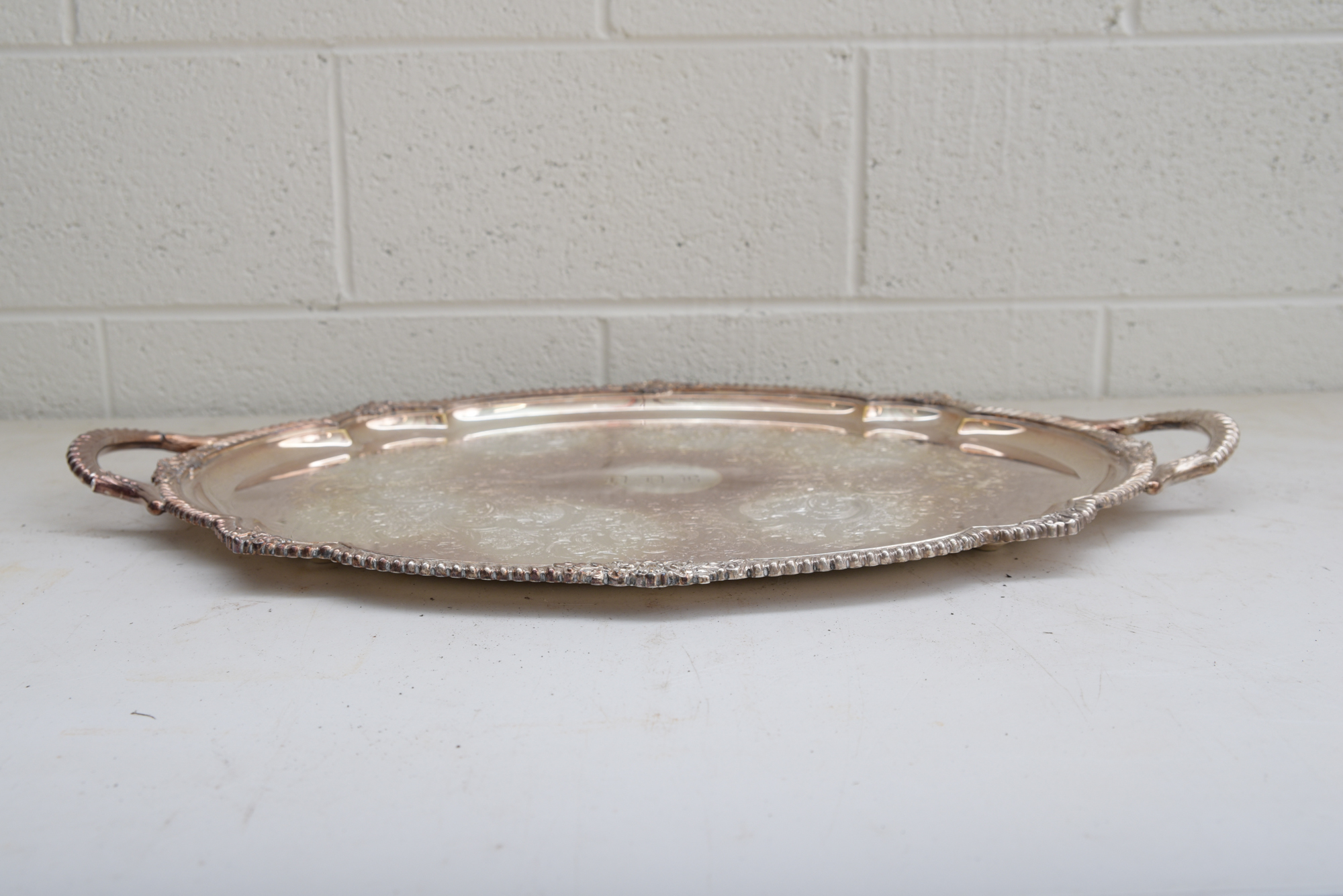 Gorham "Superfine" Silver Plate Platter and International Silver Co. Pieces