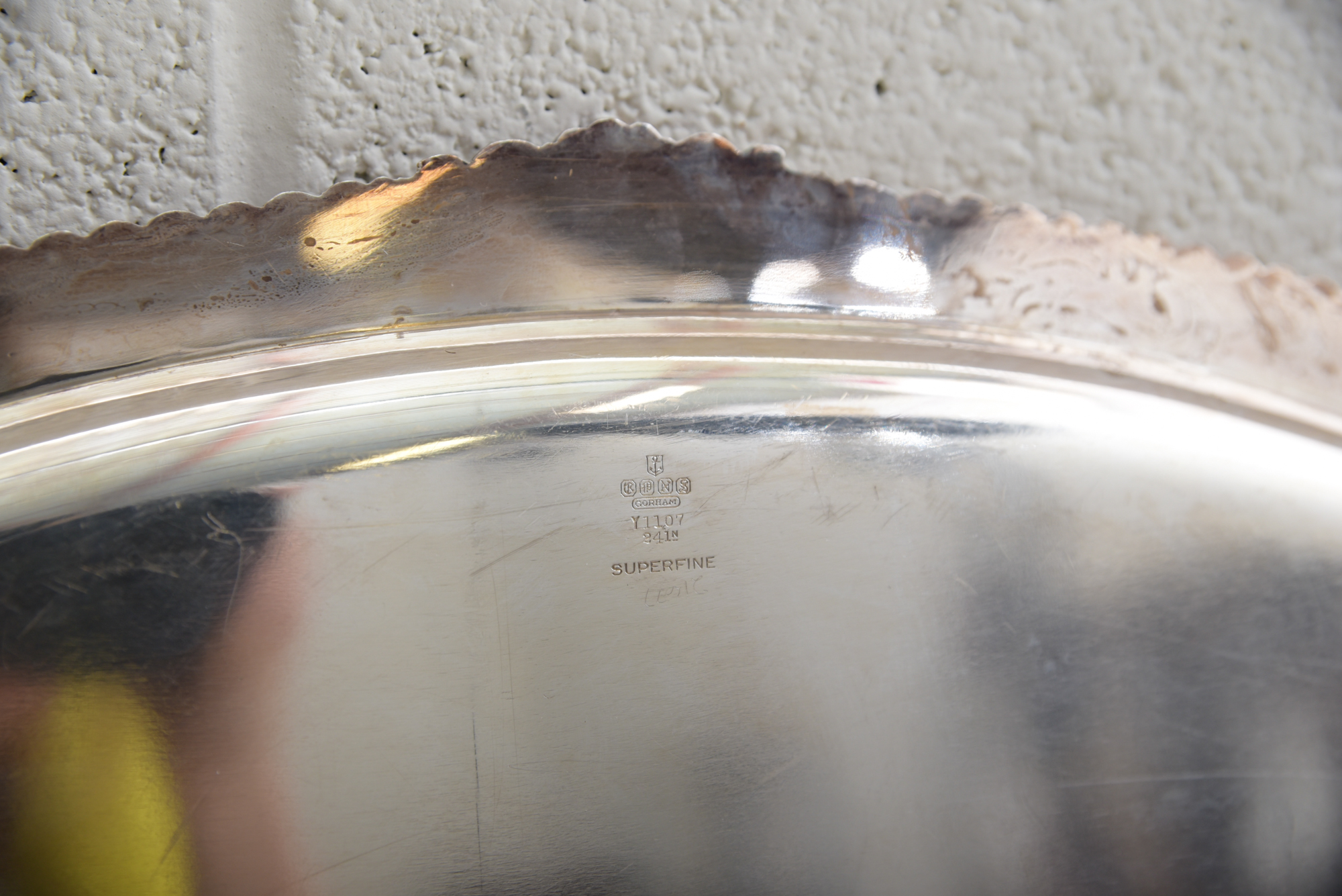 Gorham "Superfine" Silver Plate Platter and International Silver Co. Pieces