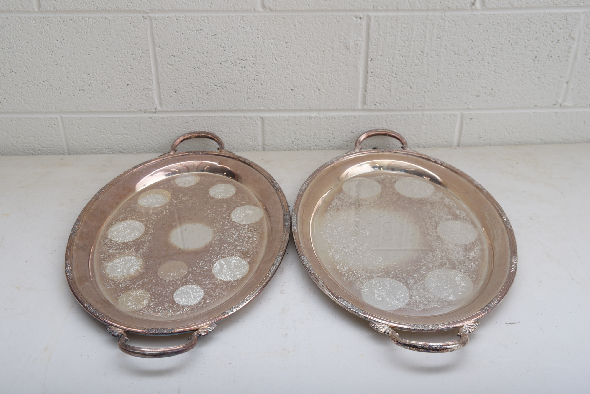 Gorham "Superfine" Silver Plate Platter and International Silver Co. Pieces