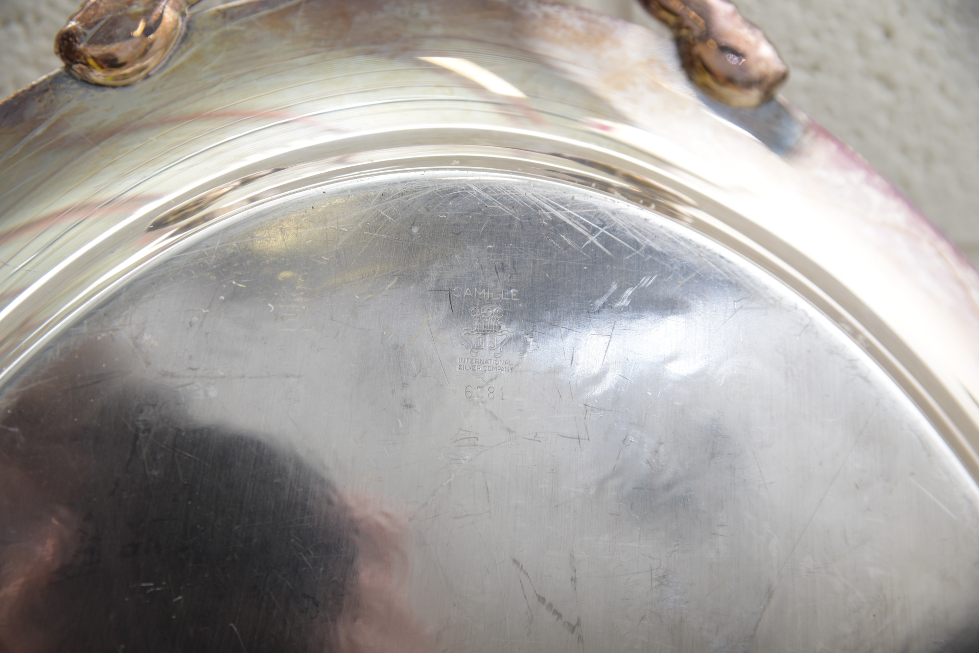 Gorham "Superfine" Silver Plate Platter and International Silver Co. Pieces