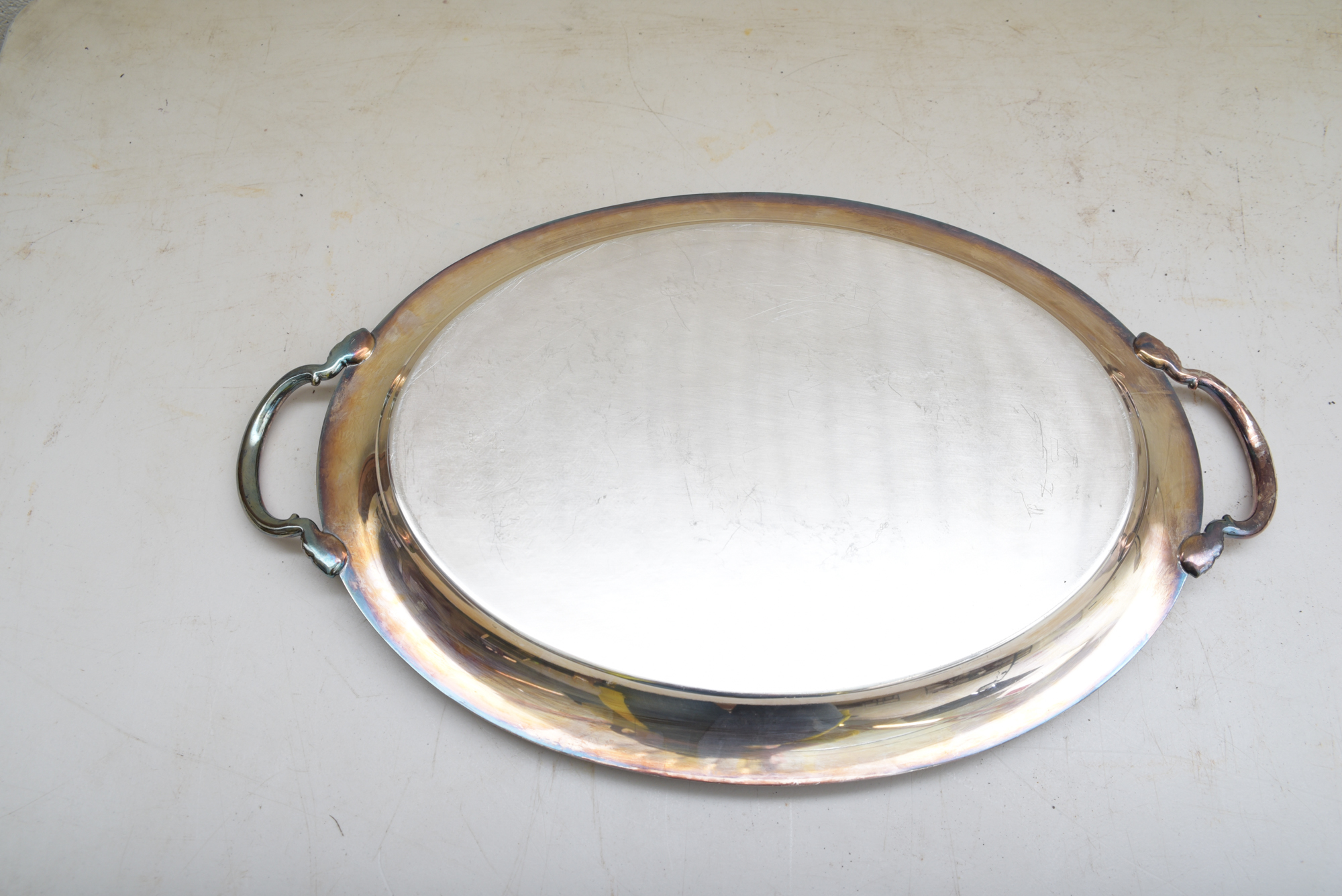 Gorham "Superfine" Silver Plate Platter and International Silver Co. Pieces