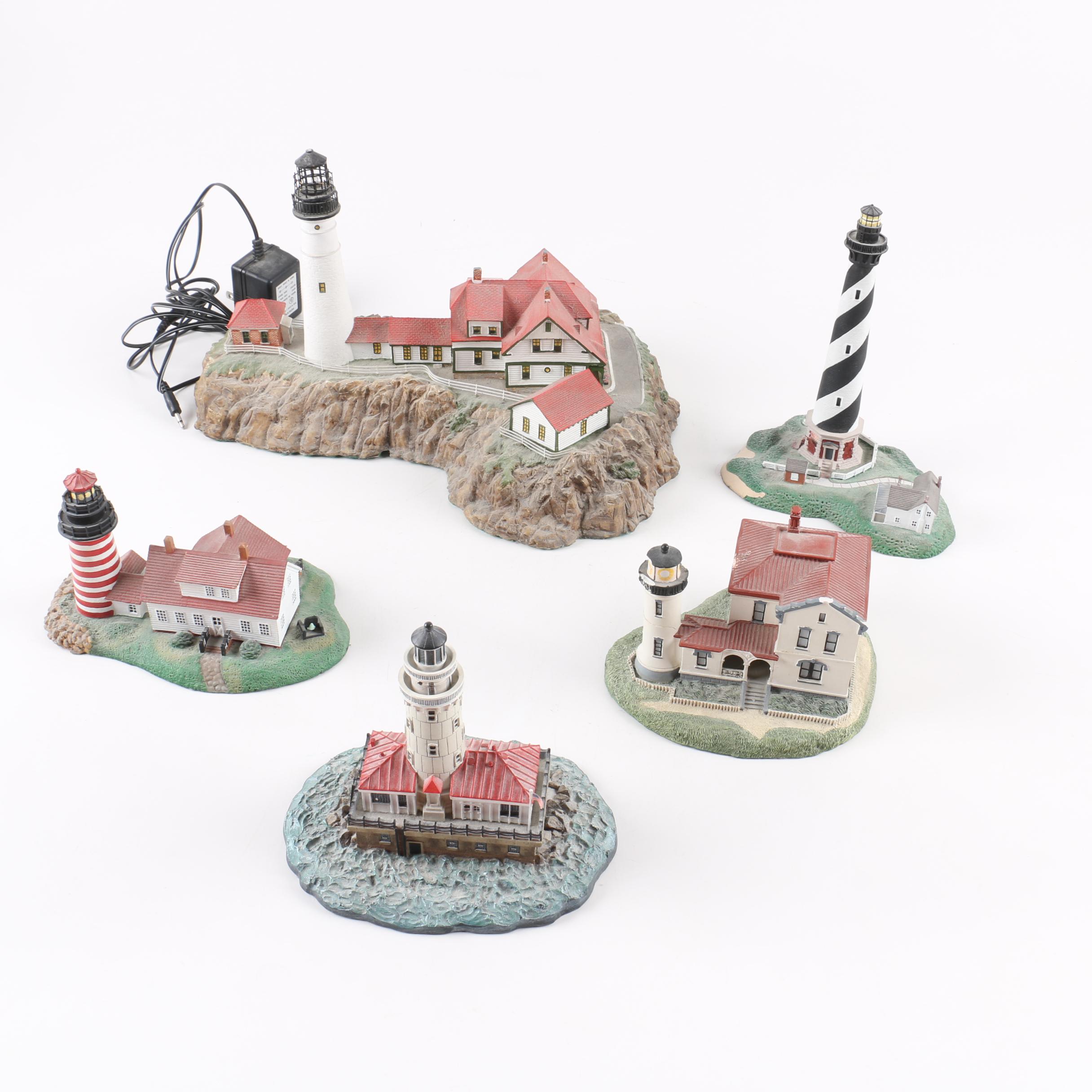 Danbury Mint "Historic American Lighthouses" Figurines