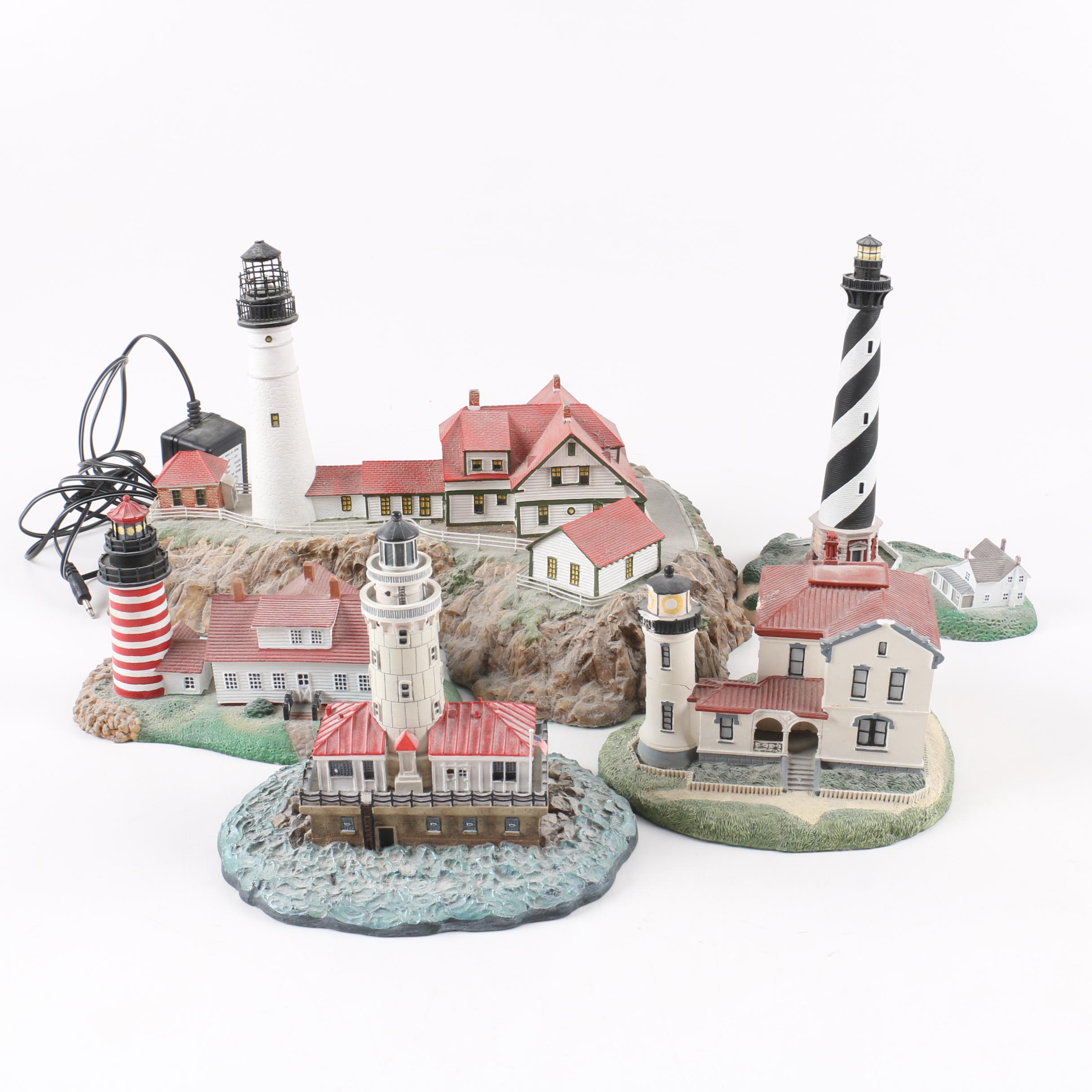 Danbury Mint "Historic American Lighthouses" Figurines