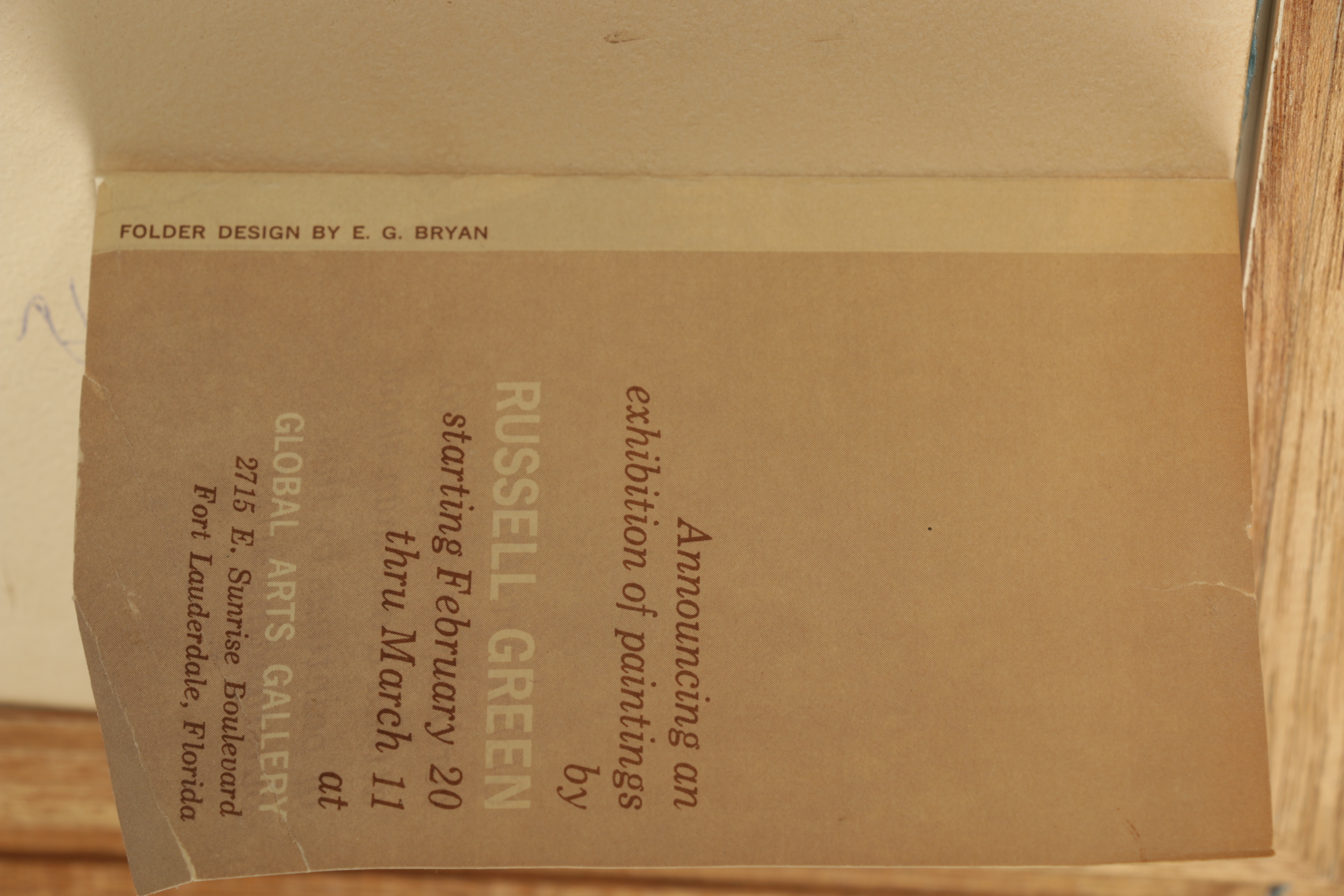 Russell Green Oil Painting of a Figure with an Umbrella