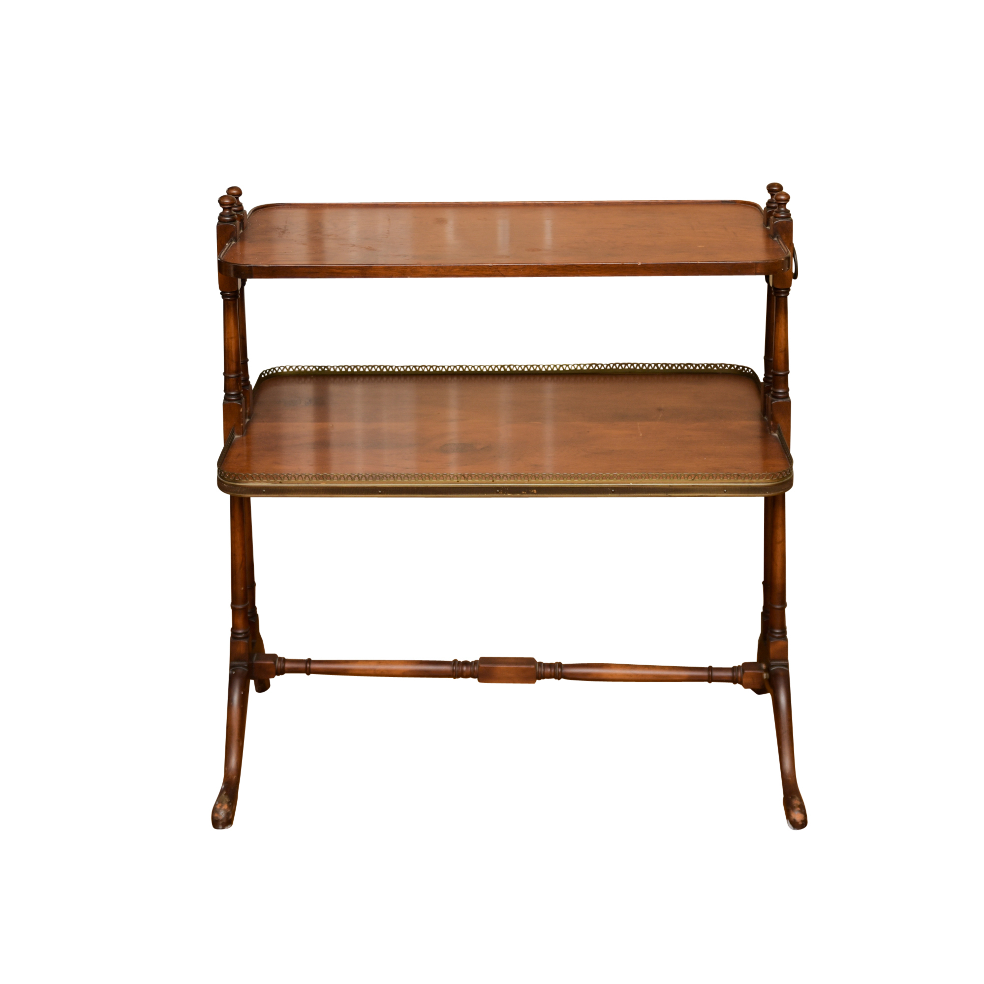 Rectangular Mahogany Dumbwaiter by Old Colony Furniture Company