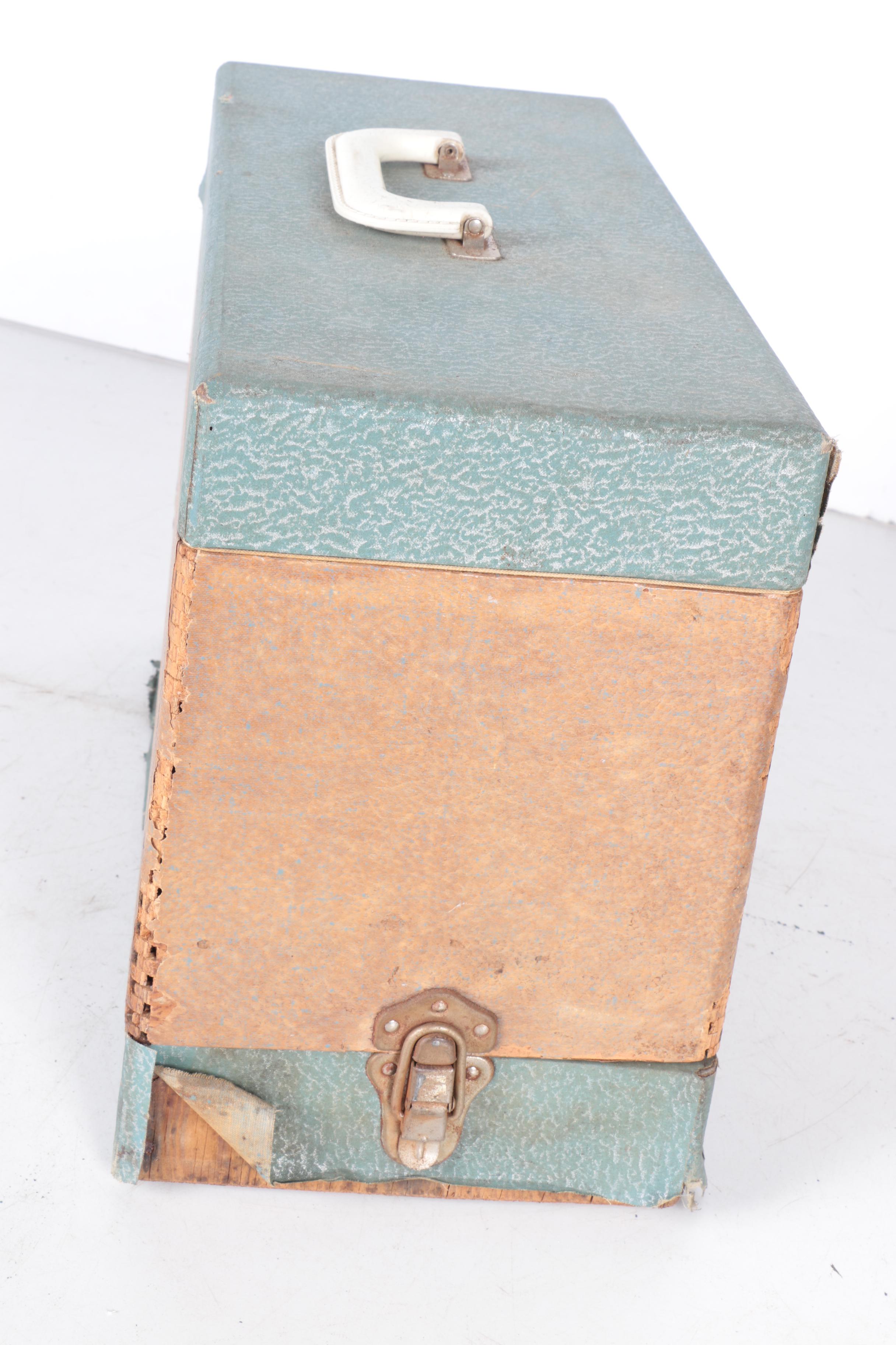 Vintage White Sewing Machine