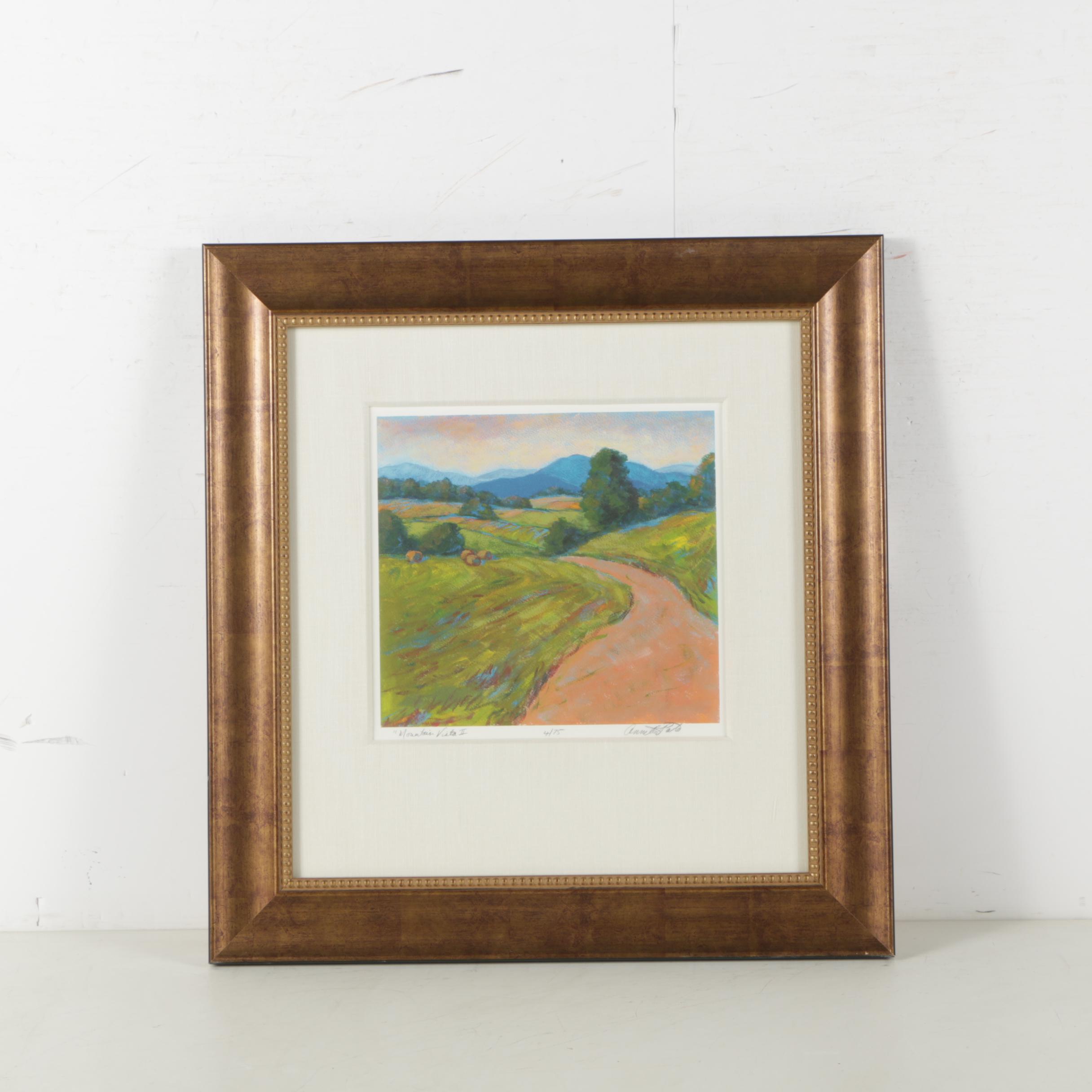 Annette Pate Limited Edition Giclee Print "Mountain Vista II"