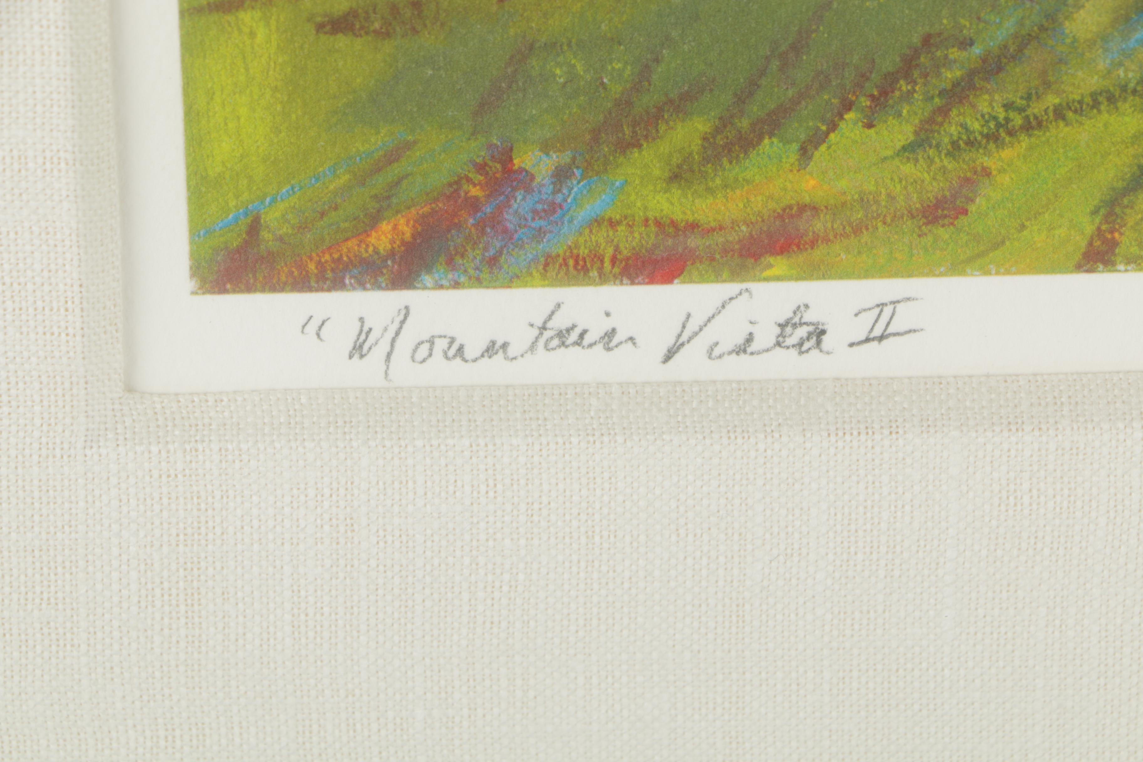 Annette Pate Limited Edition Giclee Print "Mountain Vista II"