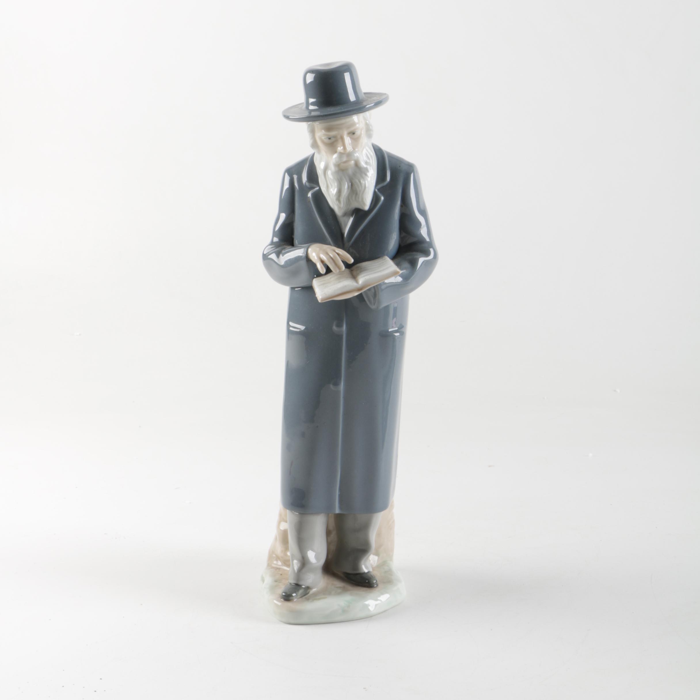 NAO Lladró "Orthodox Rabbi" Figurine