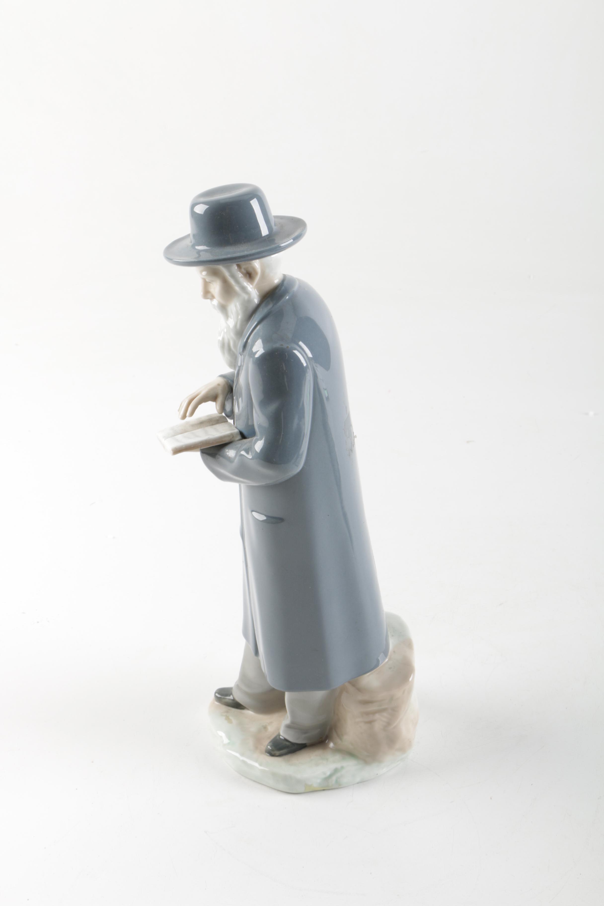 NAO Lladró "Orthodox Rabbi" Figurine