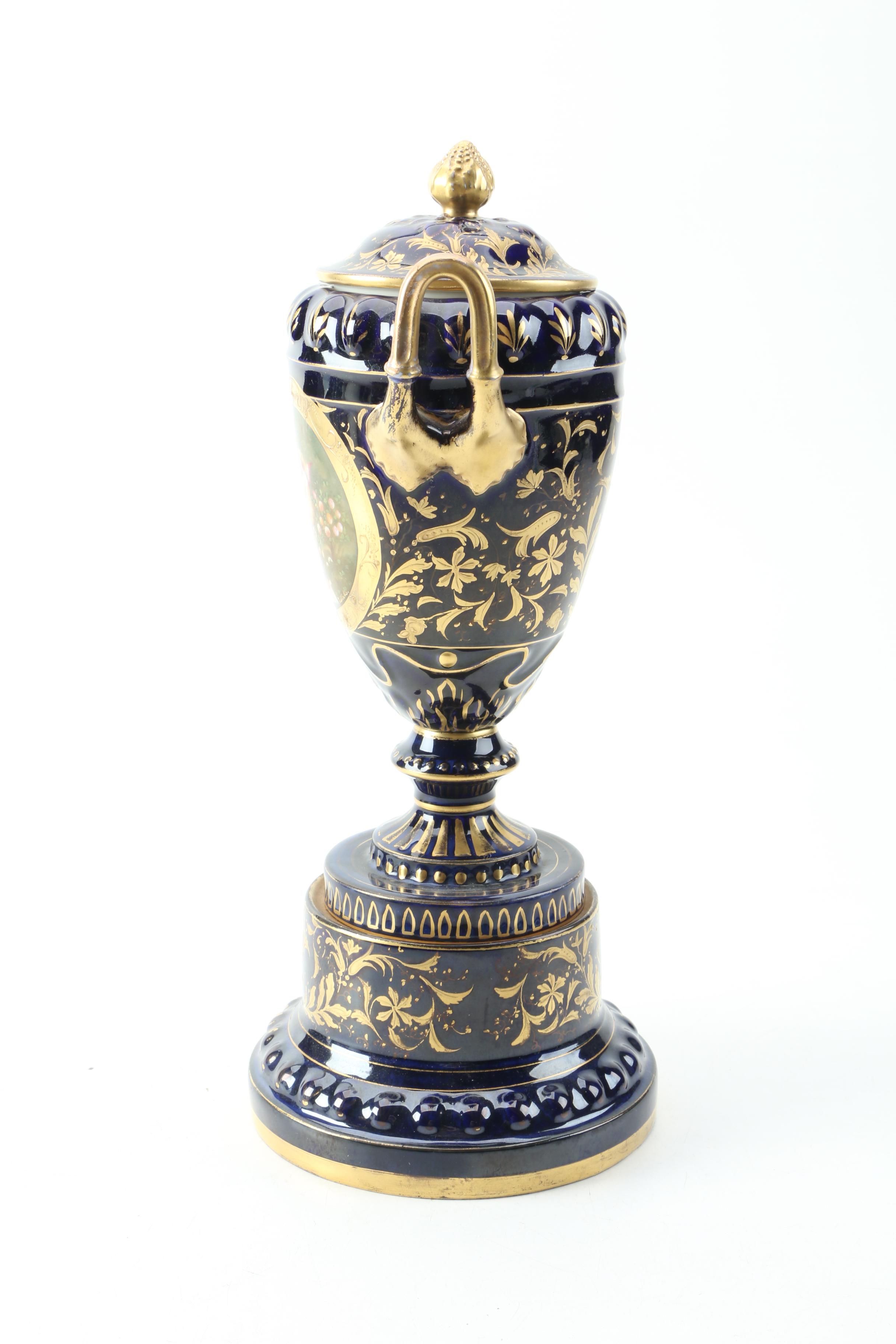 Ackermann and Fritze Royal Vienna Urns