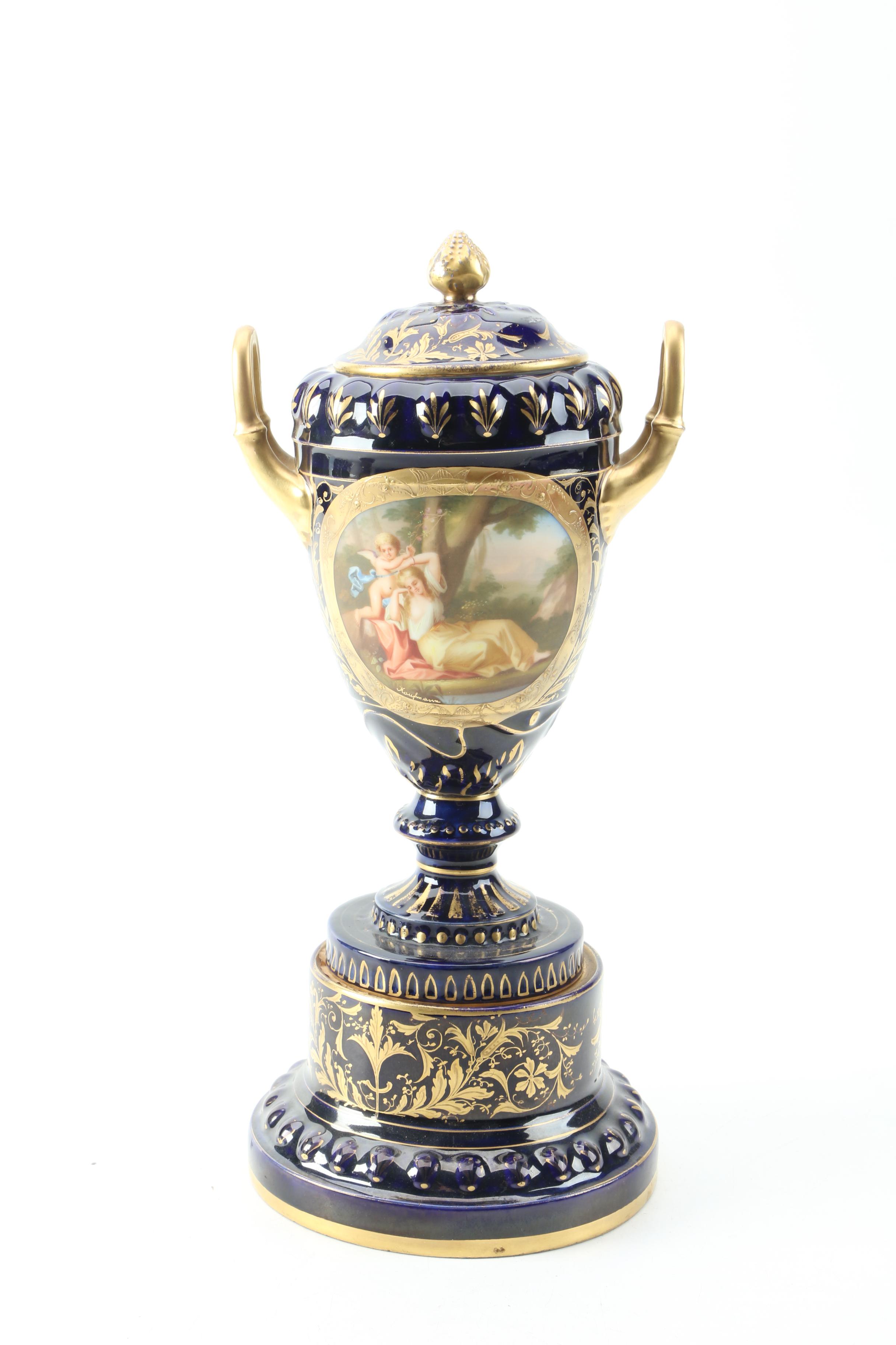 Ackermann and Fritze Royal Vienna Urns