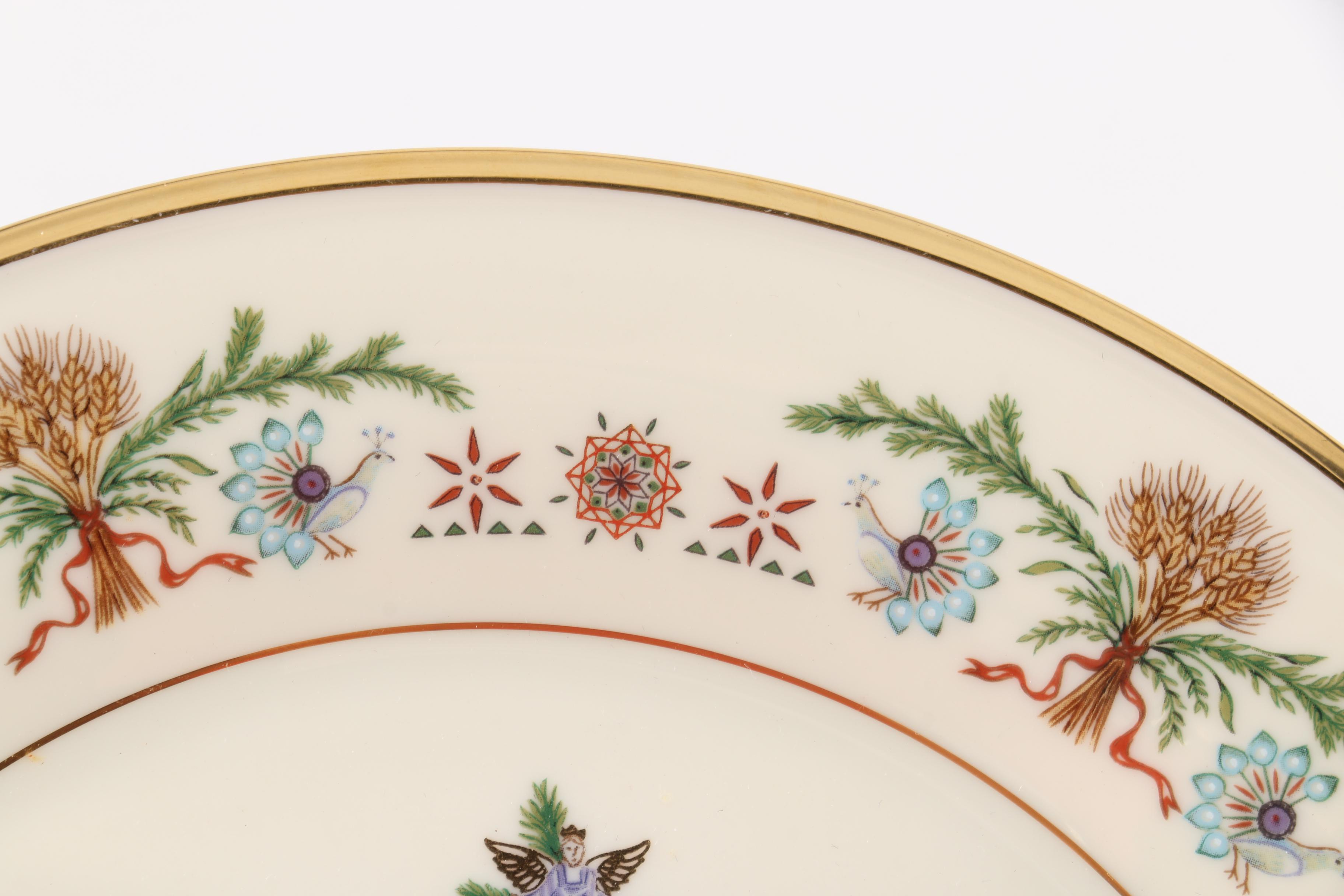 Limited Edition Lenox "Christmas Trees Around The World" Decorative Plates