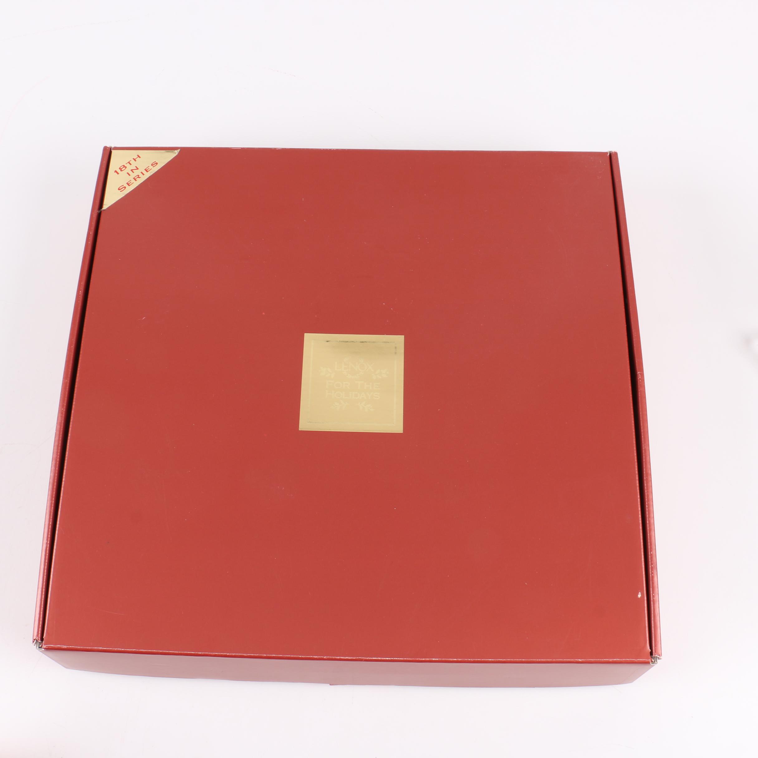 Limited Edition Lenox "Christmas Trees Around The World" Decorative Plates