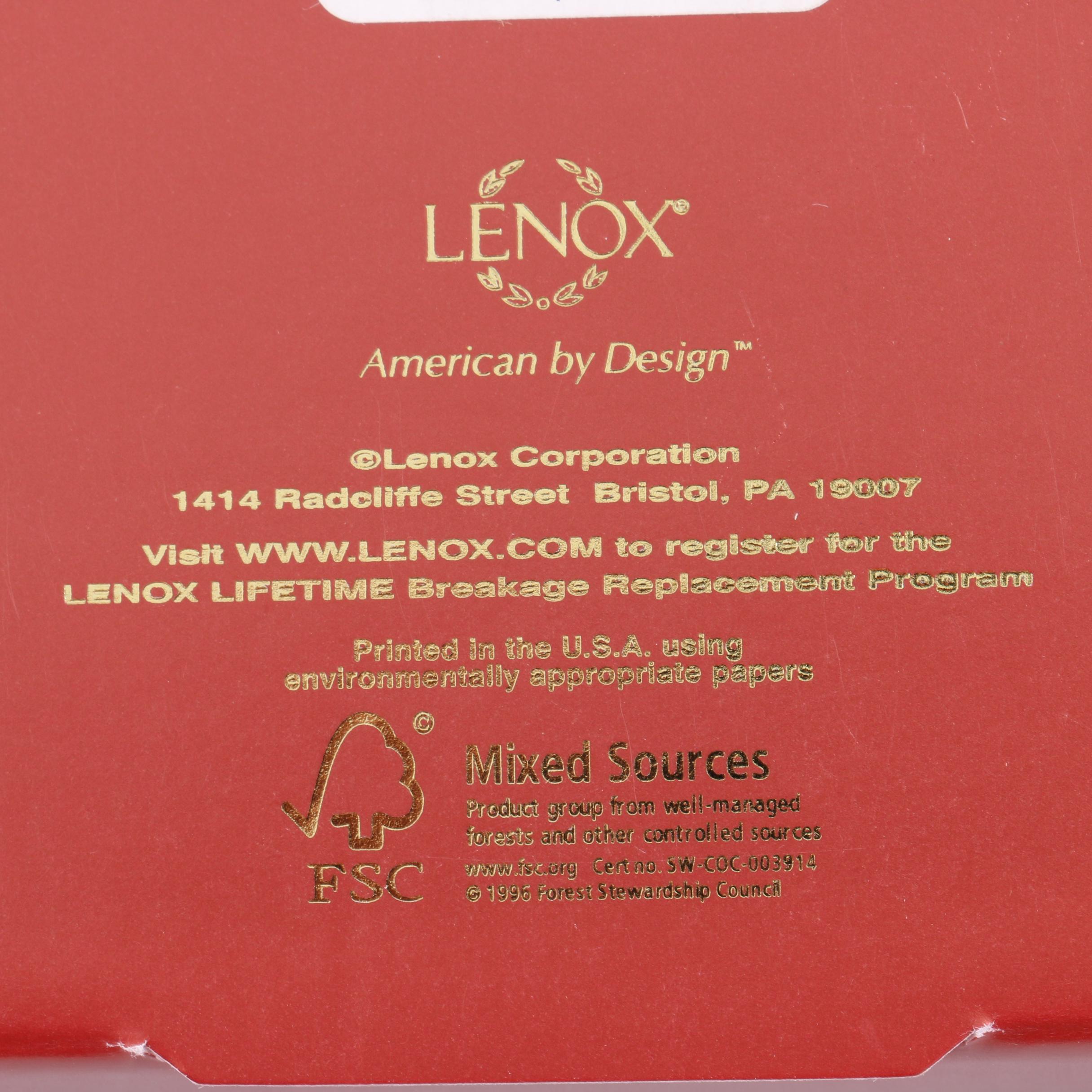 Limited Edition Lenox "Christmas Trees Around The World" Decorative Plates