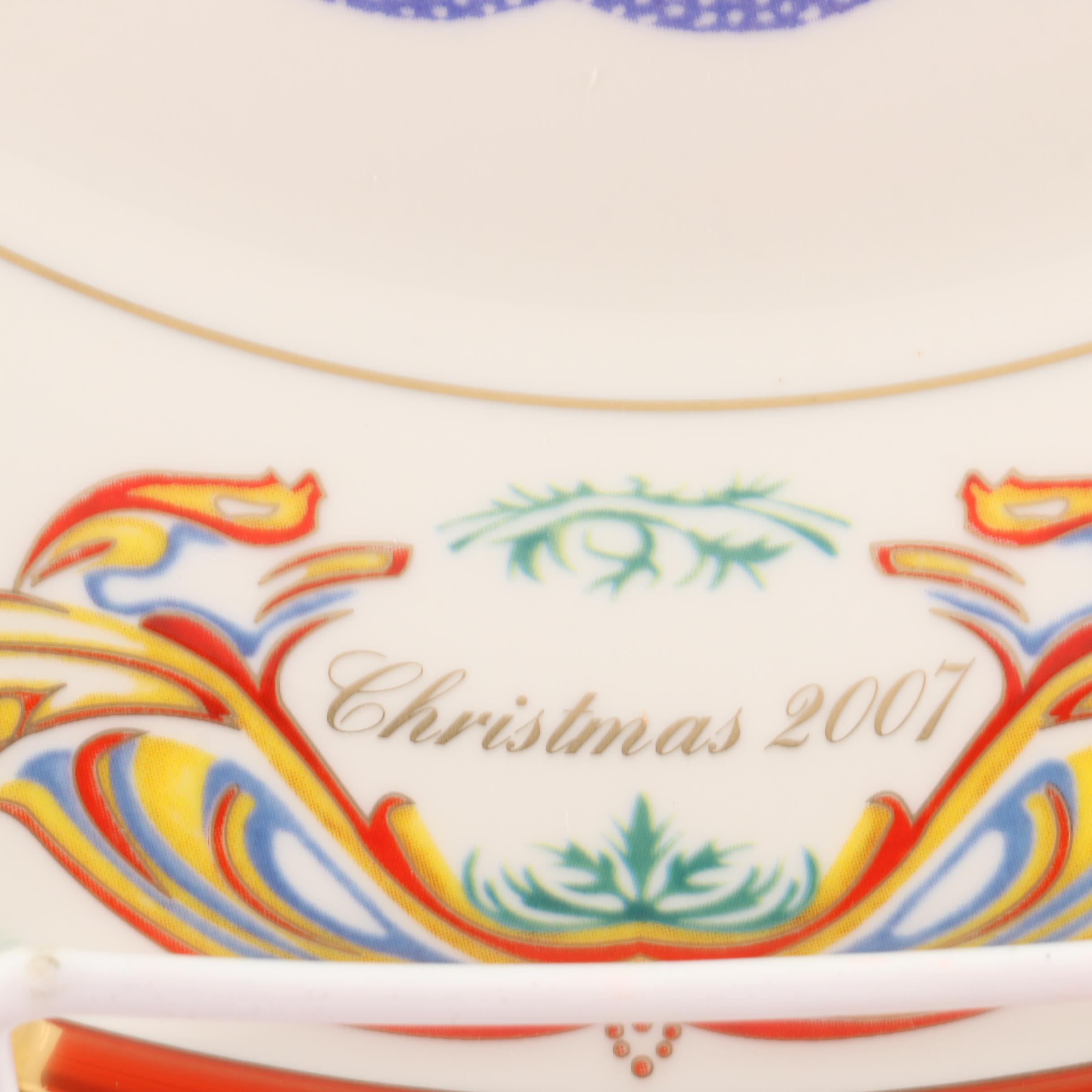 Limited Edition Lenox "Christmas Trees Around The World" Decorative Plates