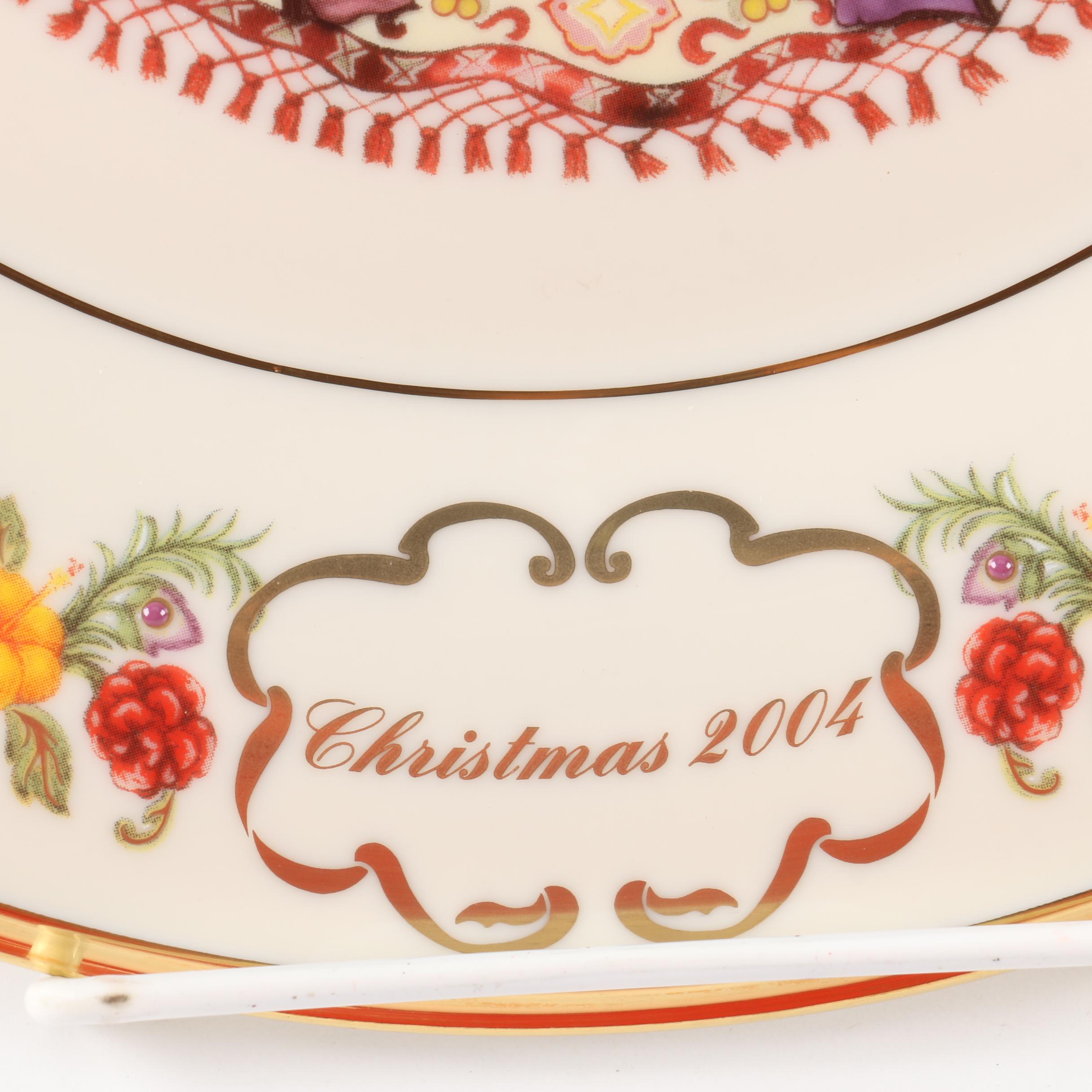 Limited Edition Lenox "Christmas Trees Around The World" Decorative Plates