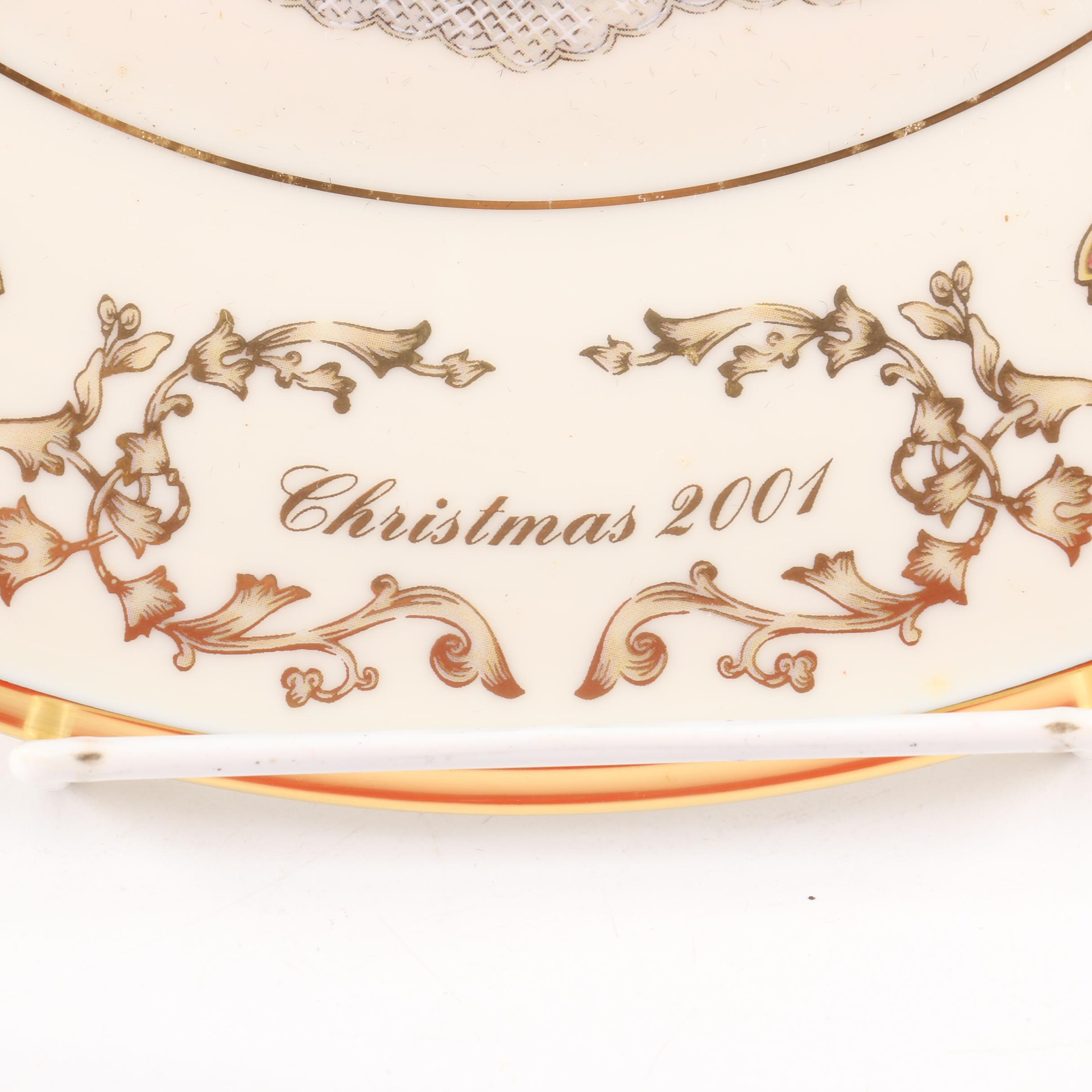 Limited Edition Lenox "Christmas Trees Around The World" Decorative Plates