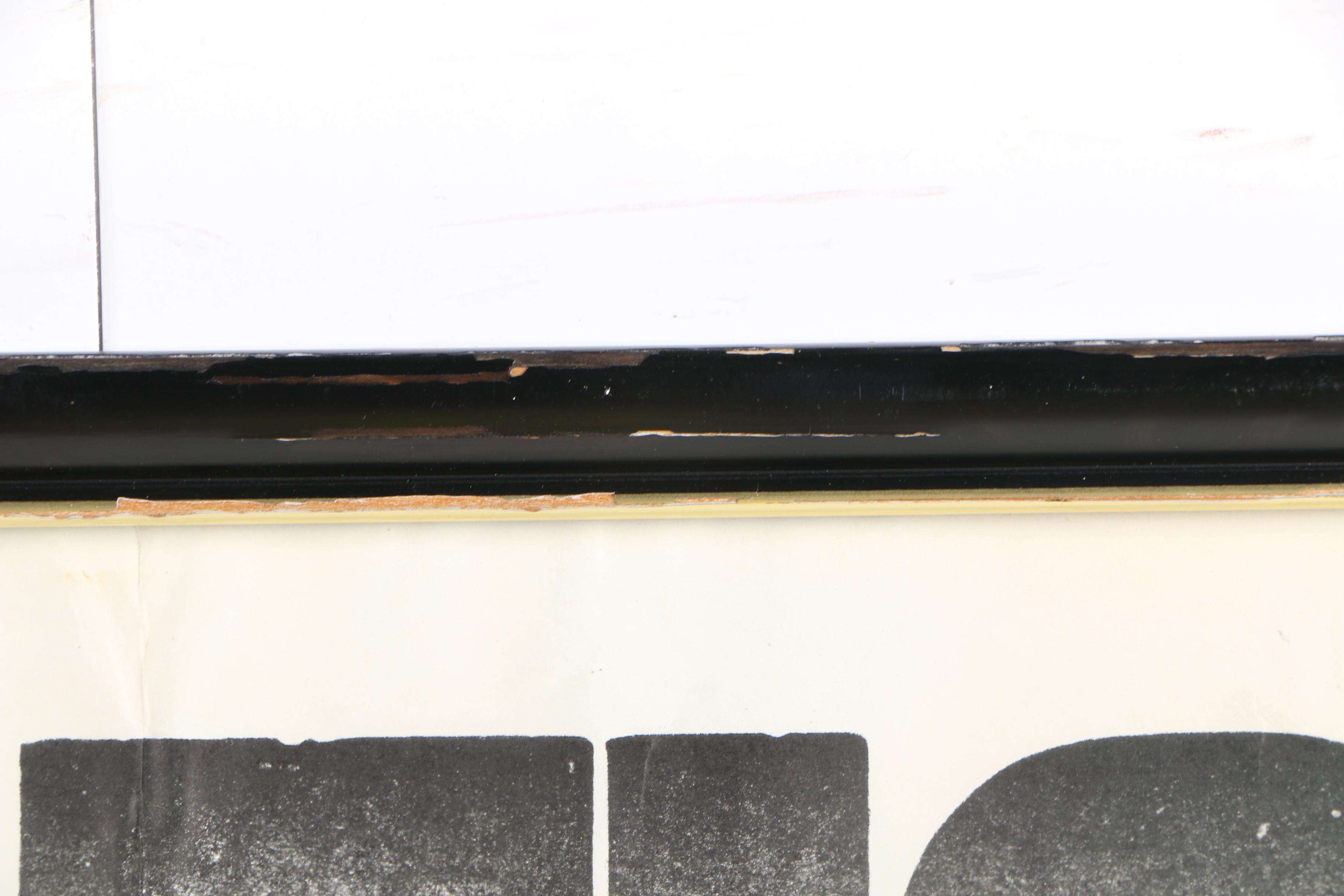 Hosford Brackett Estate Auction Poster, C. 1976