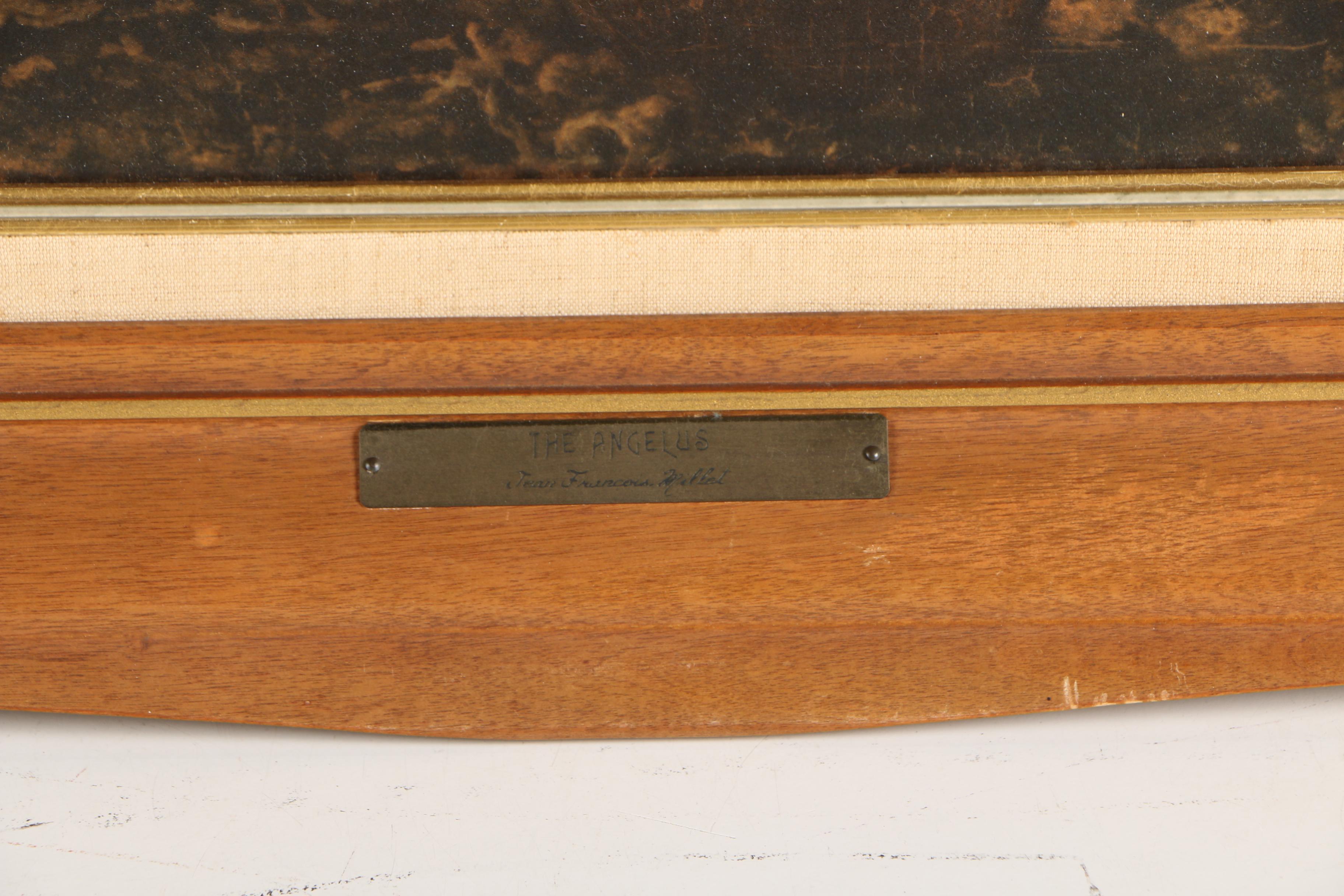 Offset Lithographic Print After Jean-François Millet "The Angelus"