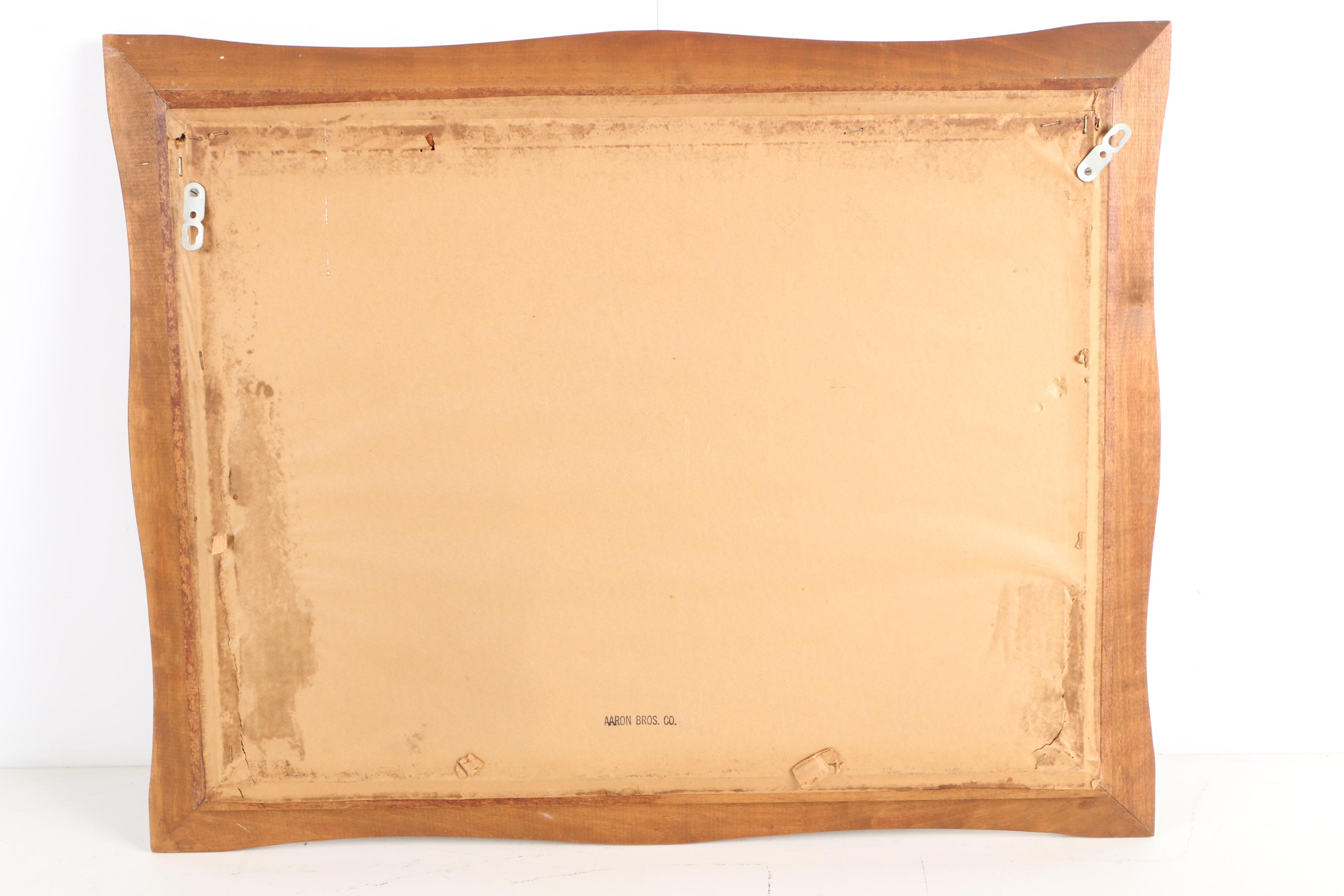 Offset Lithographic Print After Jean-François Millet "The Angelus"