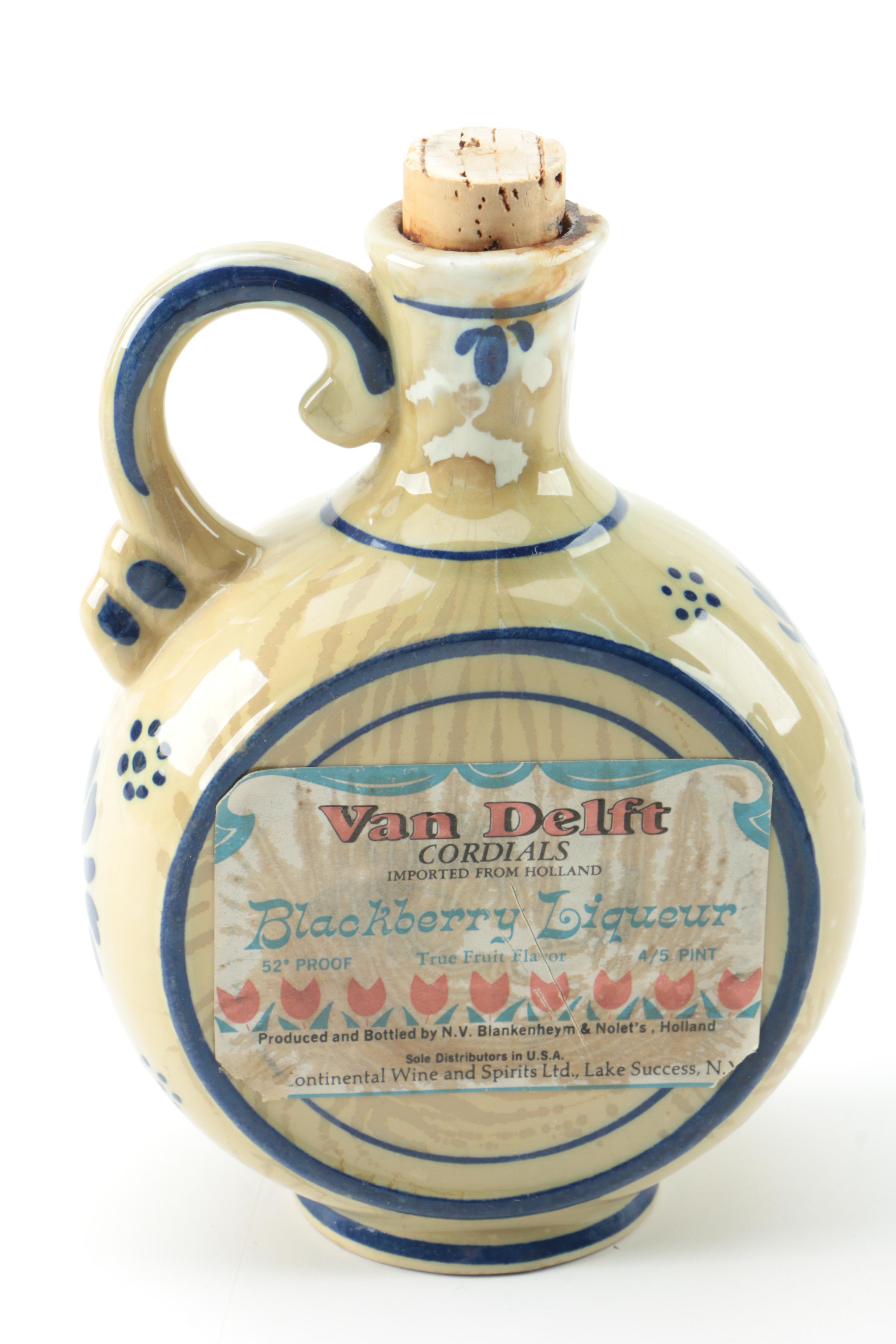 Delft Earthenware Jugs with Vintage Russian Collectible Plate