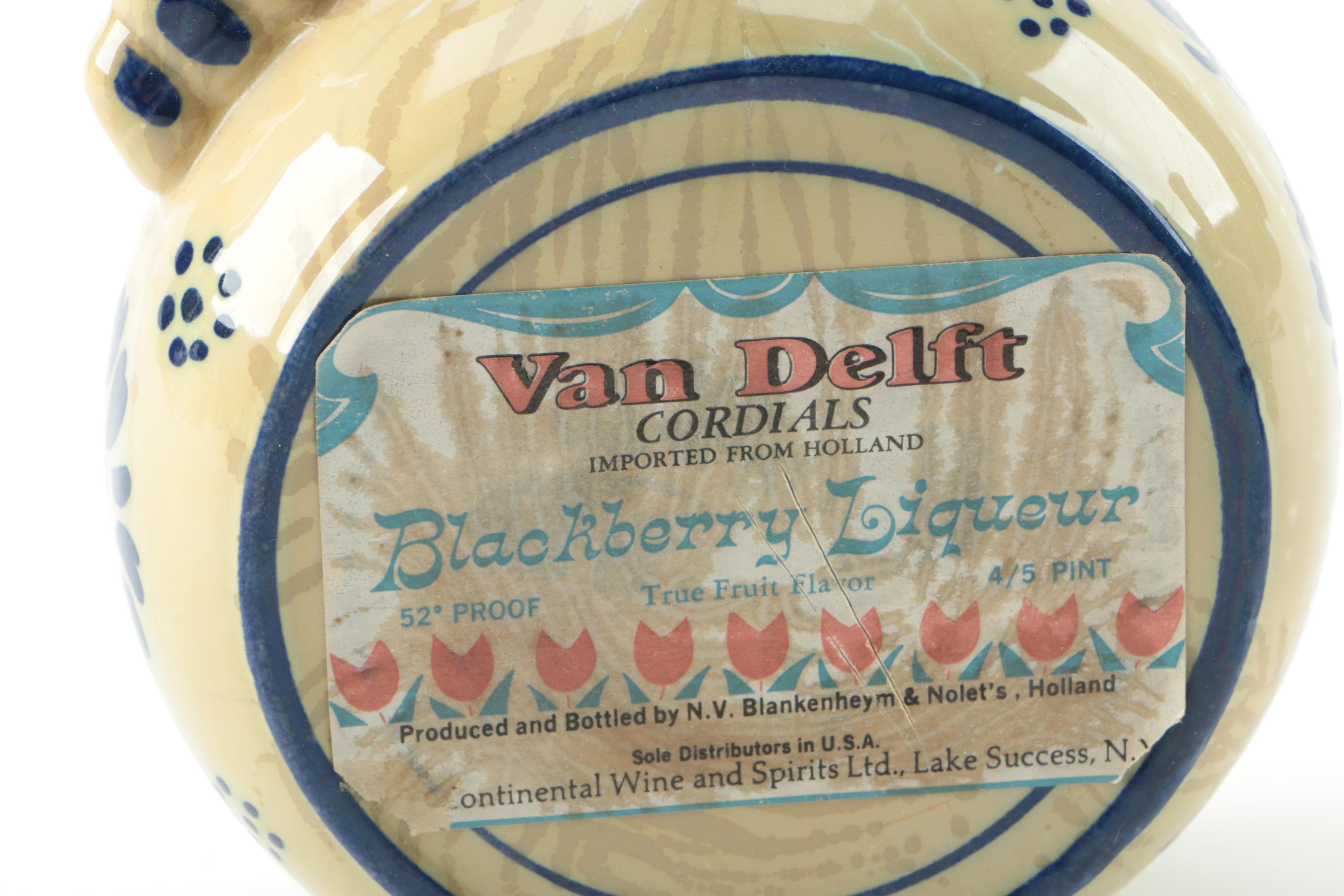 Delft Earthenware Jugs with Vintage Russian Collectible Plate