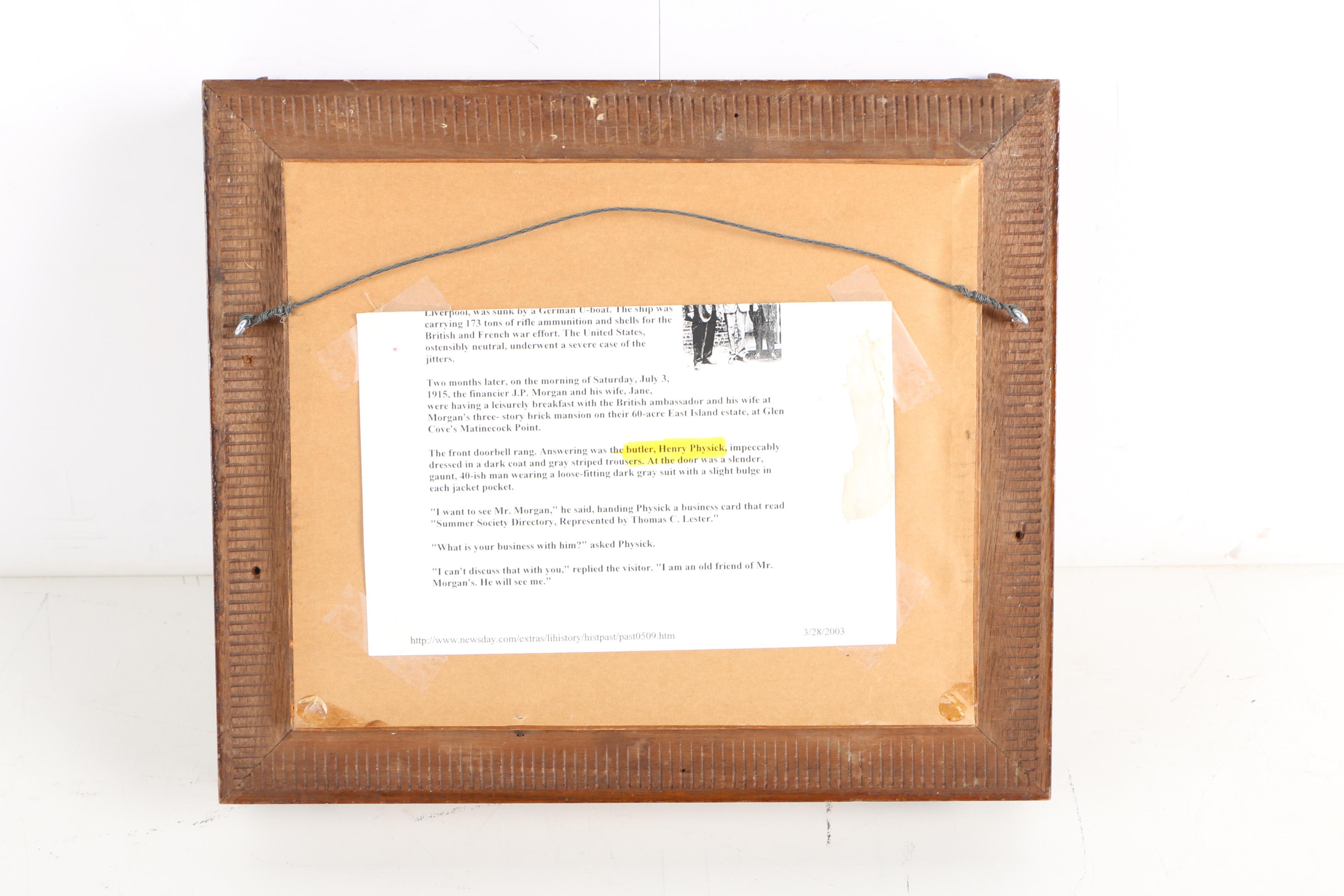 1930s Watercolor and Gouache "Winter Eve"