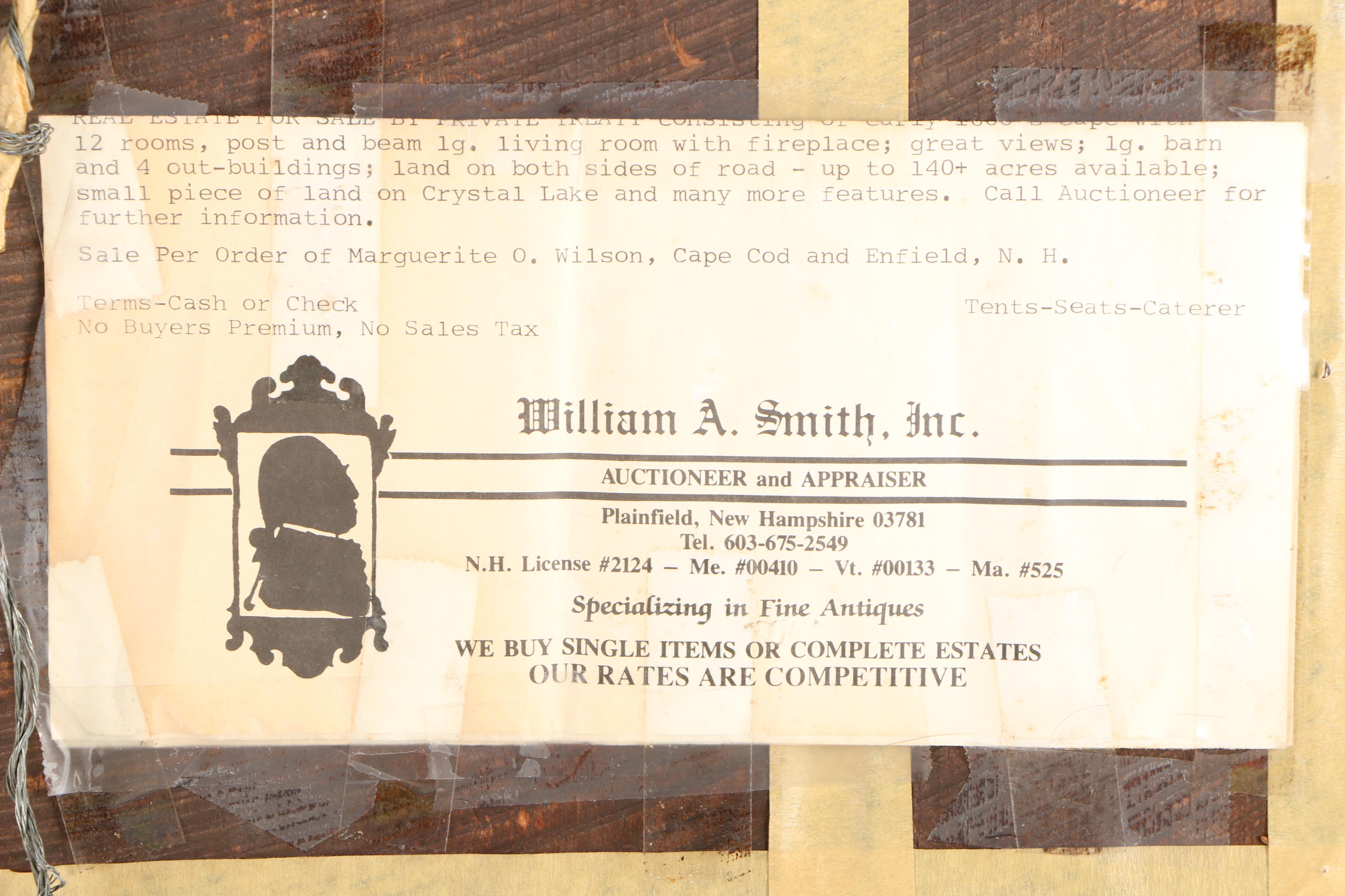 Antique Hand-Colored Crayon Portrait