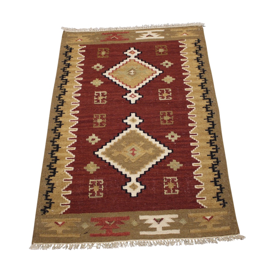 Handwoven Anatolian Wool Kilim