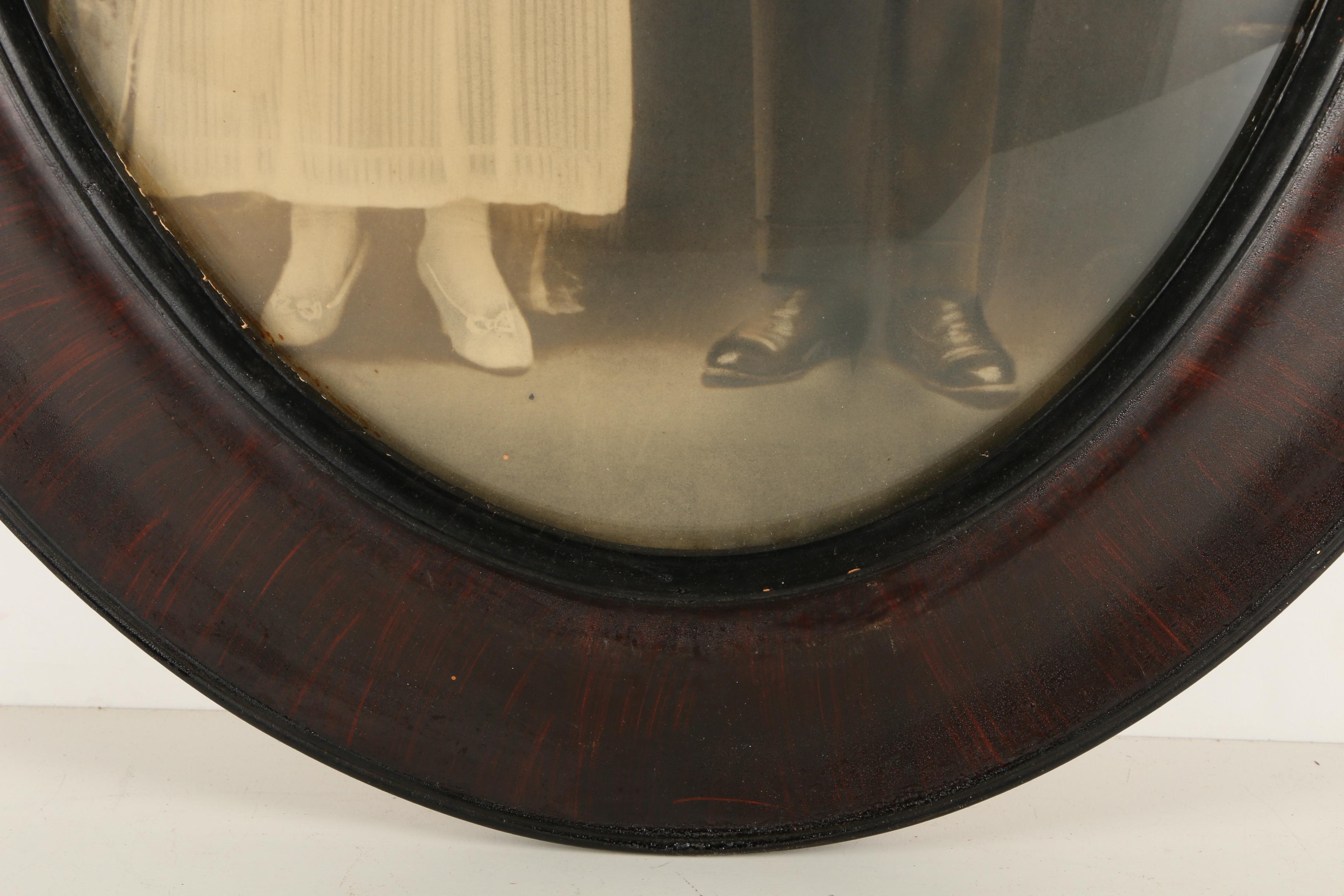 Antique Crayon Wedding Portrait