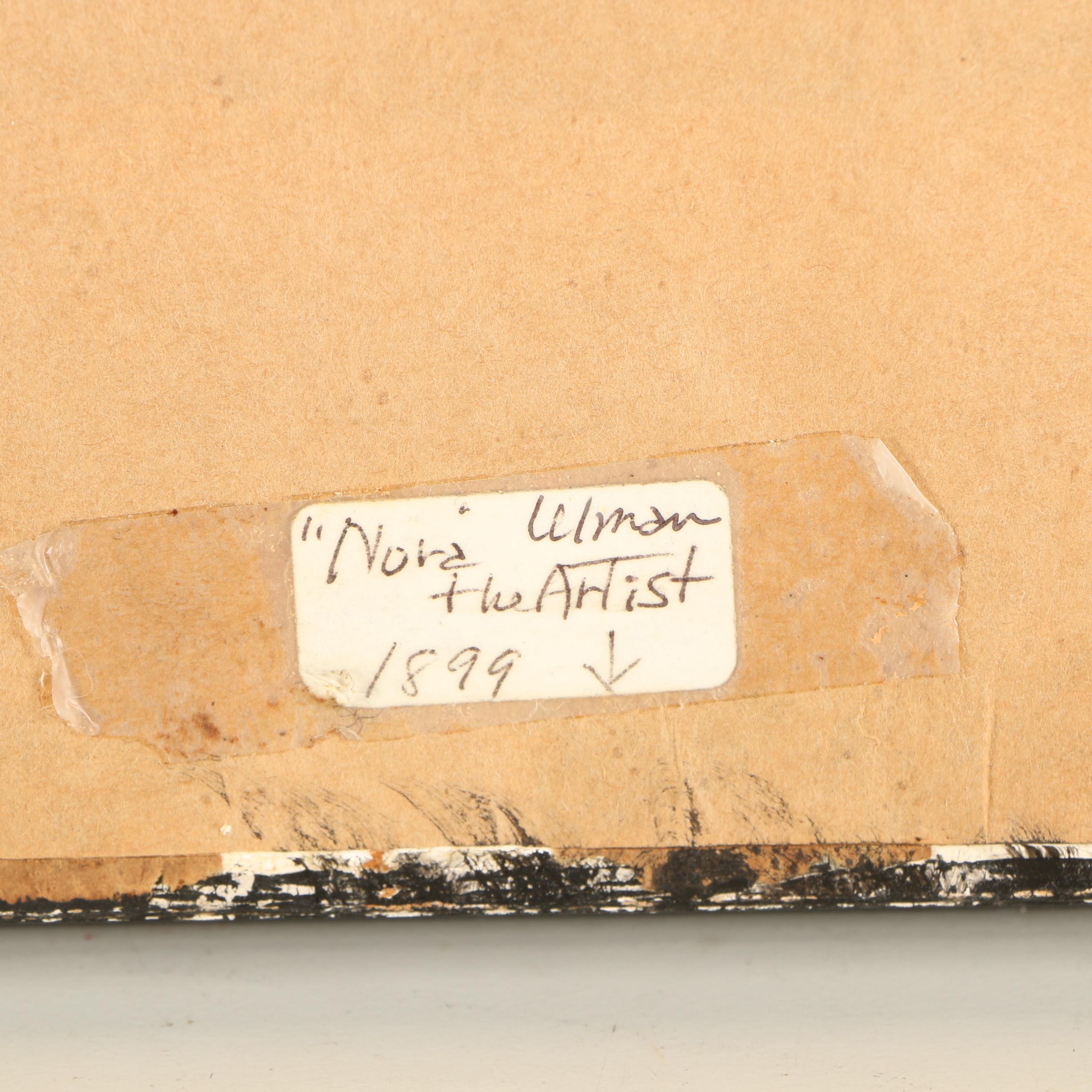 Hand-Tinted Photogravure Reproduction after Photograph of Woman in Studio