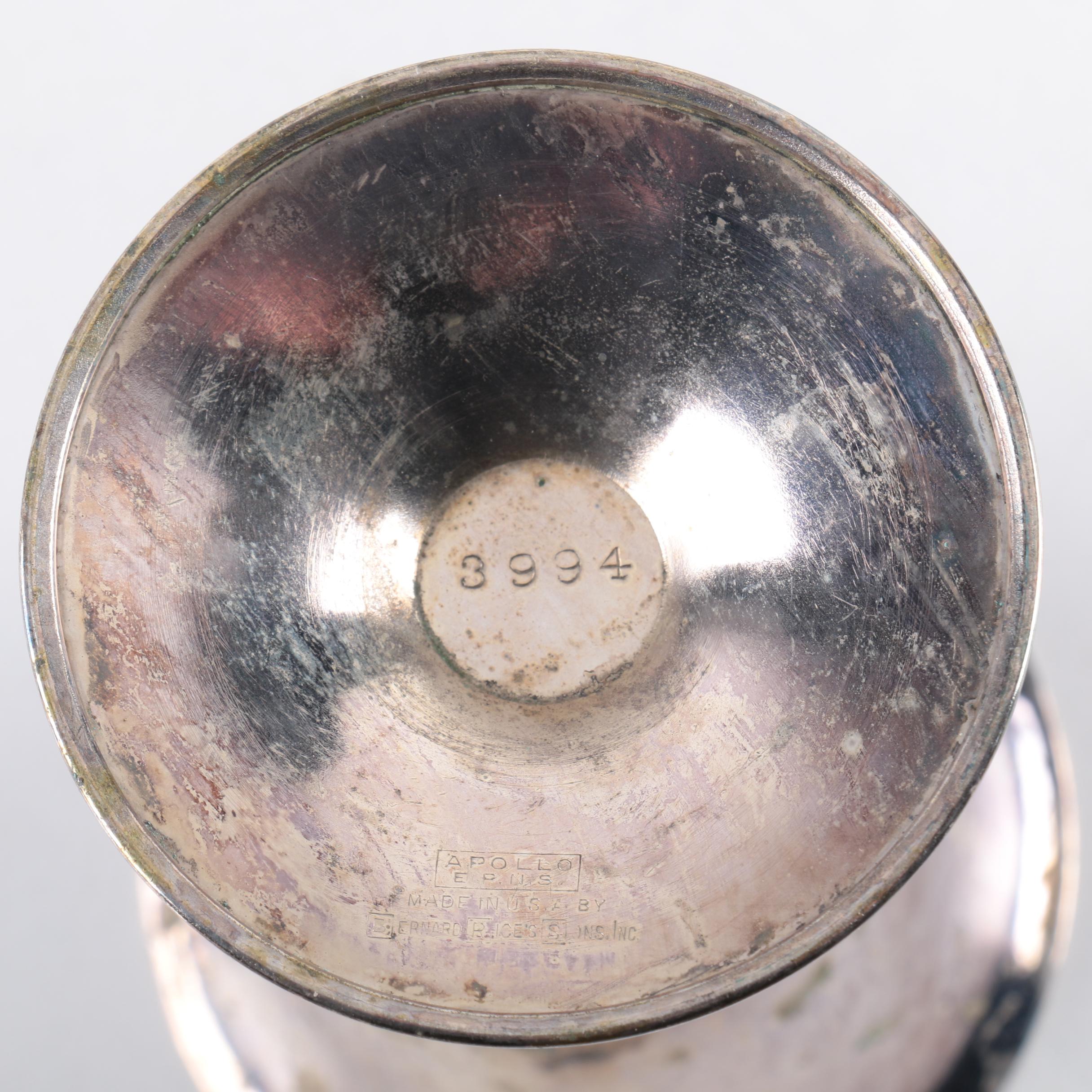 International Silver Co. "Chippendale" Bowl and Champagne Coupes