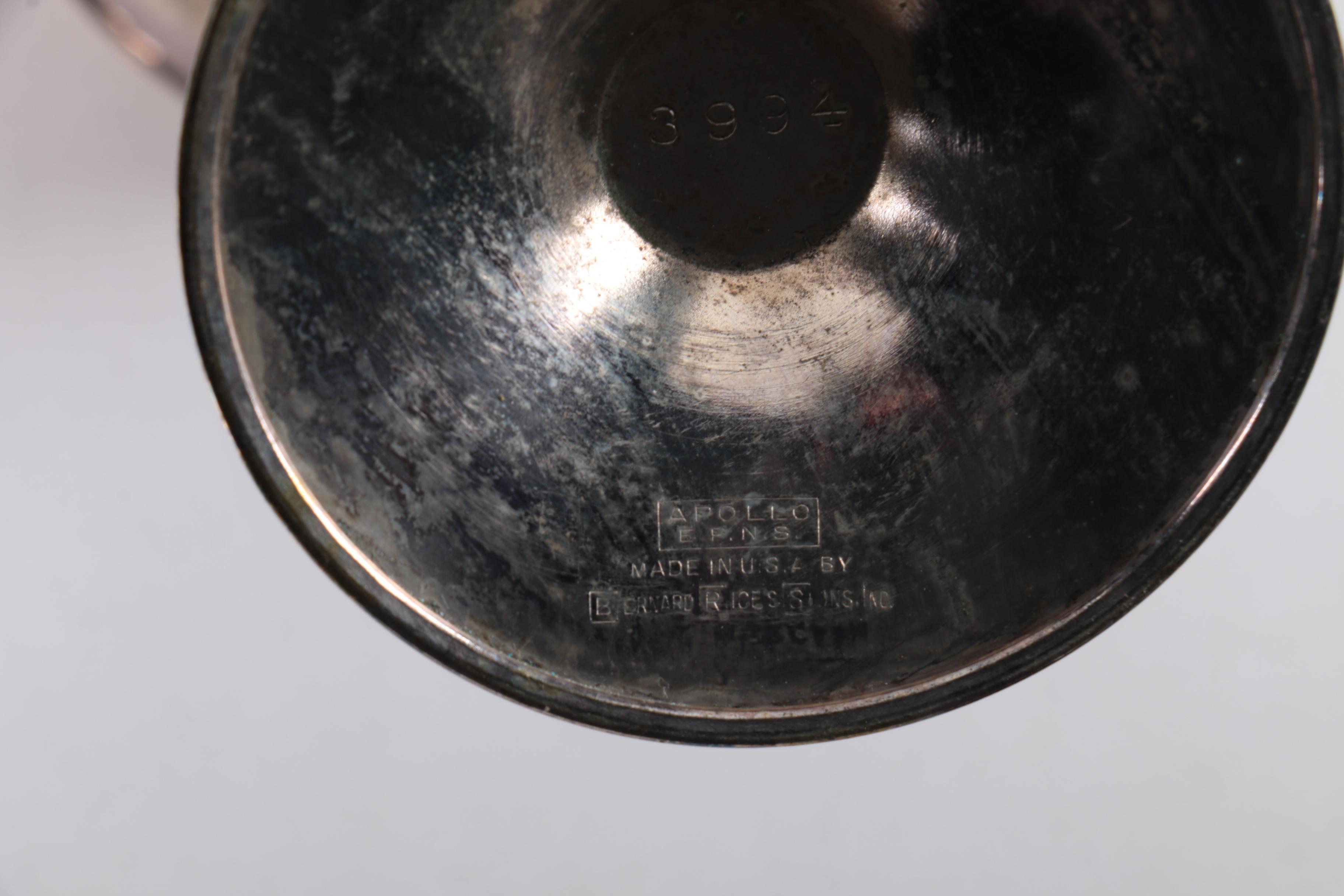 International Silver Co. "Chippendale" Bowl and Champagne Coupes