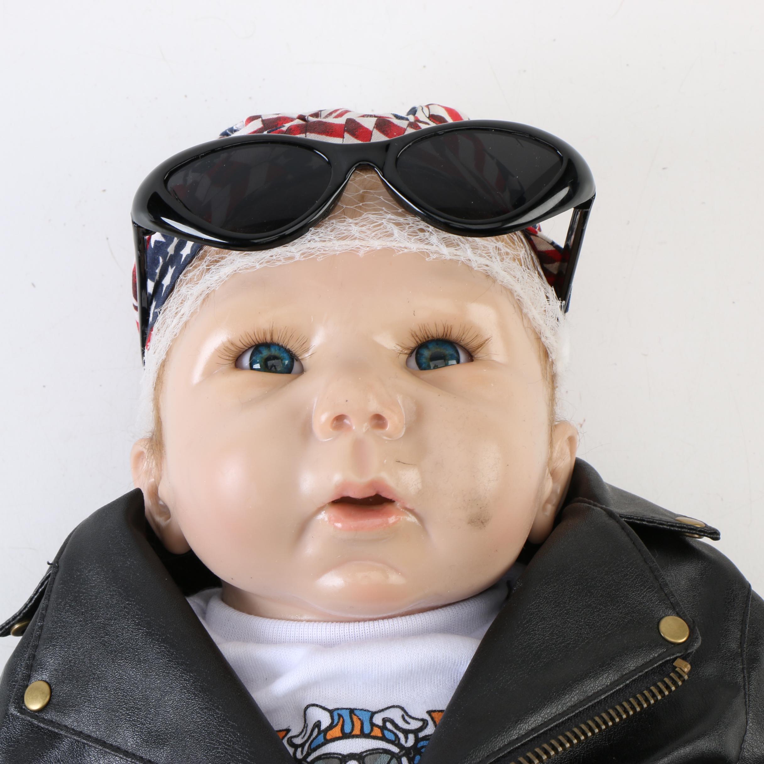Ashton Drake "Joey, Born to Ride" Baby Doll by Tinneke