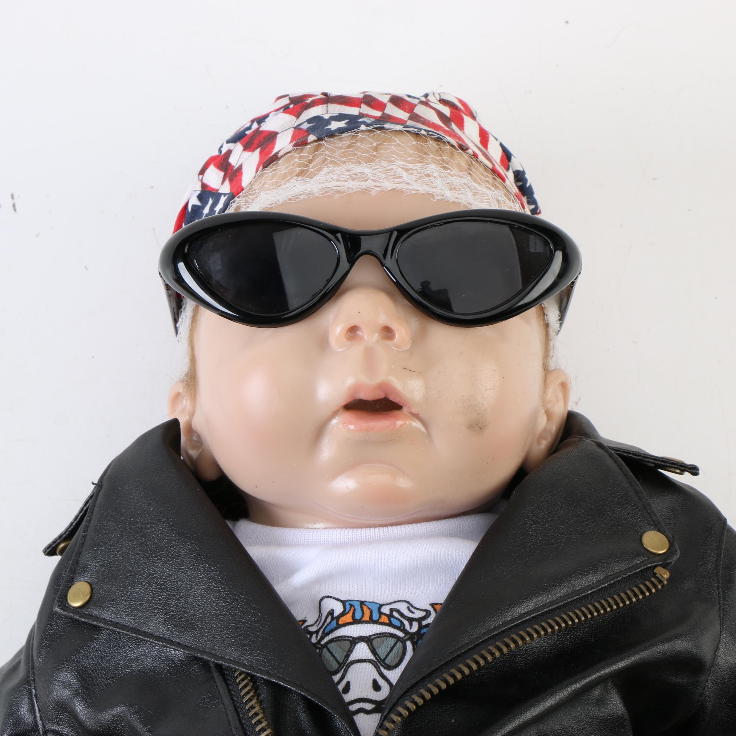 Ashton Drake "Joey, Born to Ride" Baby Doll by Tinneke
