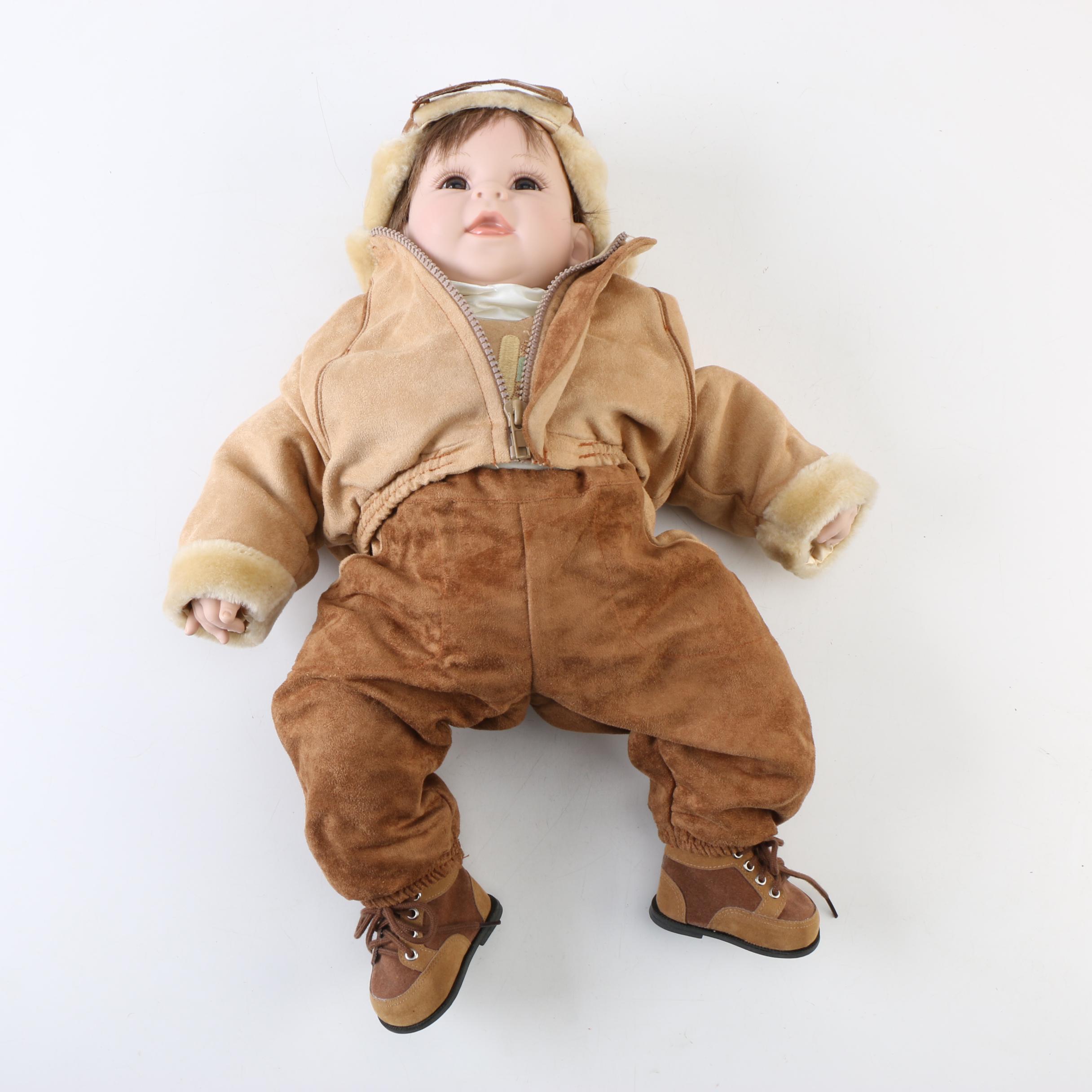 Ashton Drake "Joey, Born to Ride" Baby Doll by Tinneke